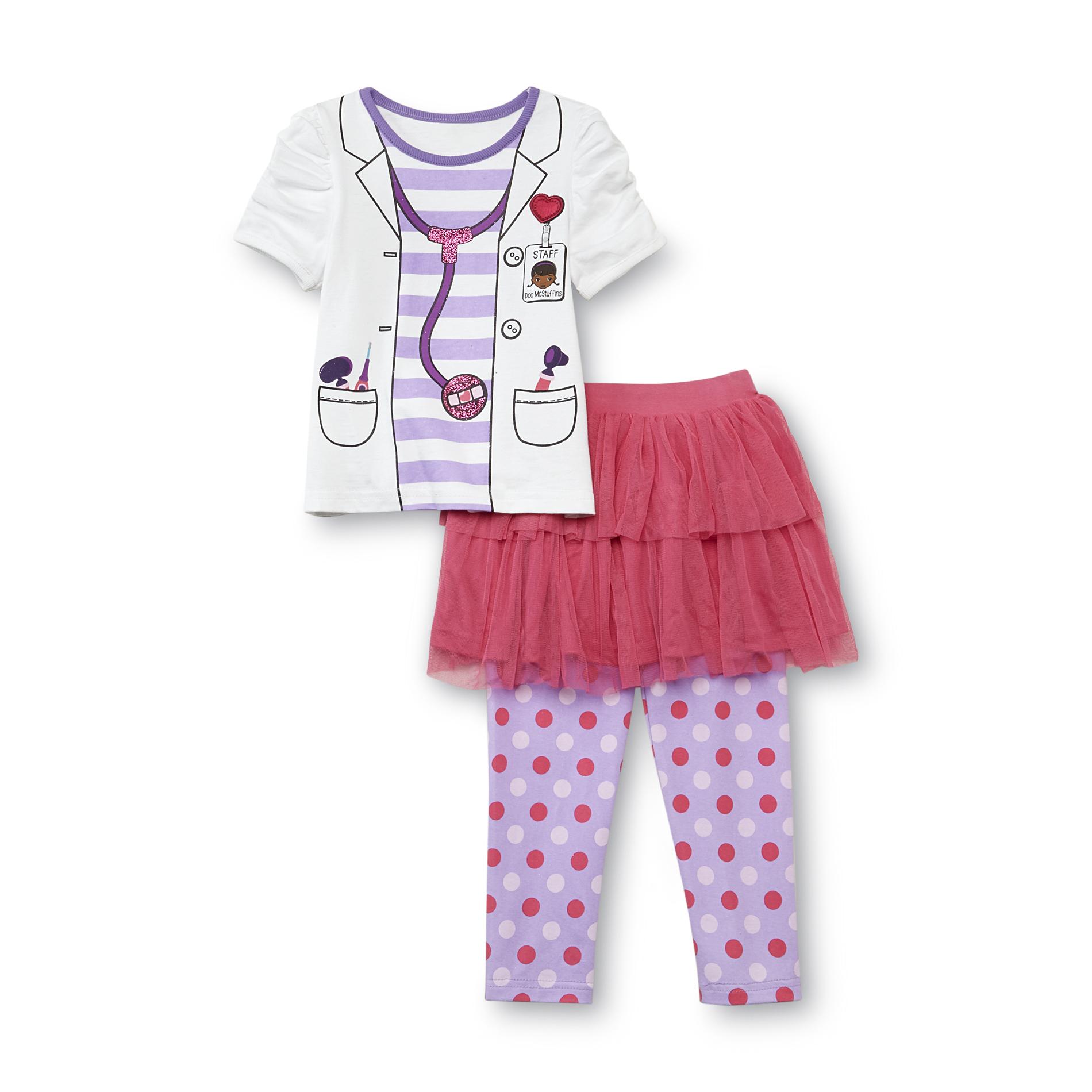 Disney Doc McStuffins Toddler Girl's T-Shirt & Tutu Leggings