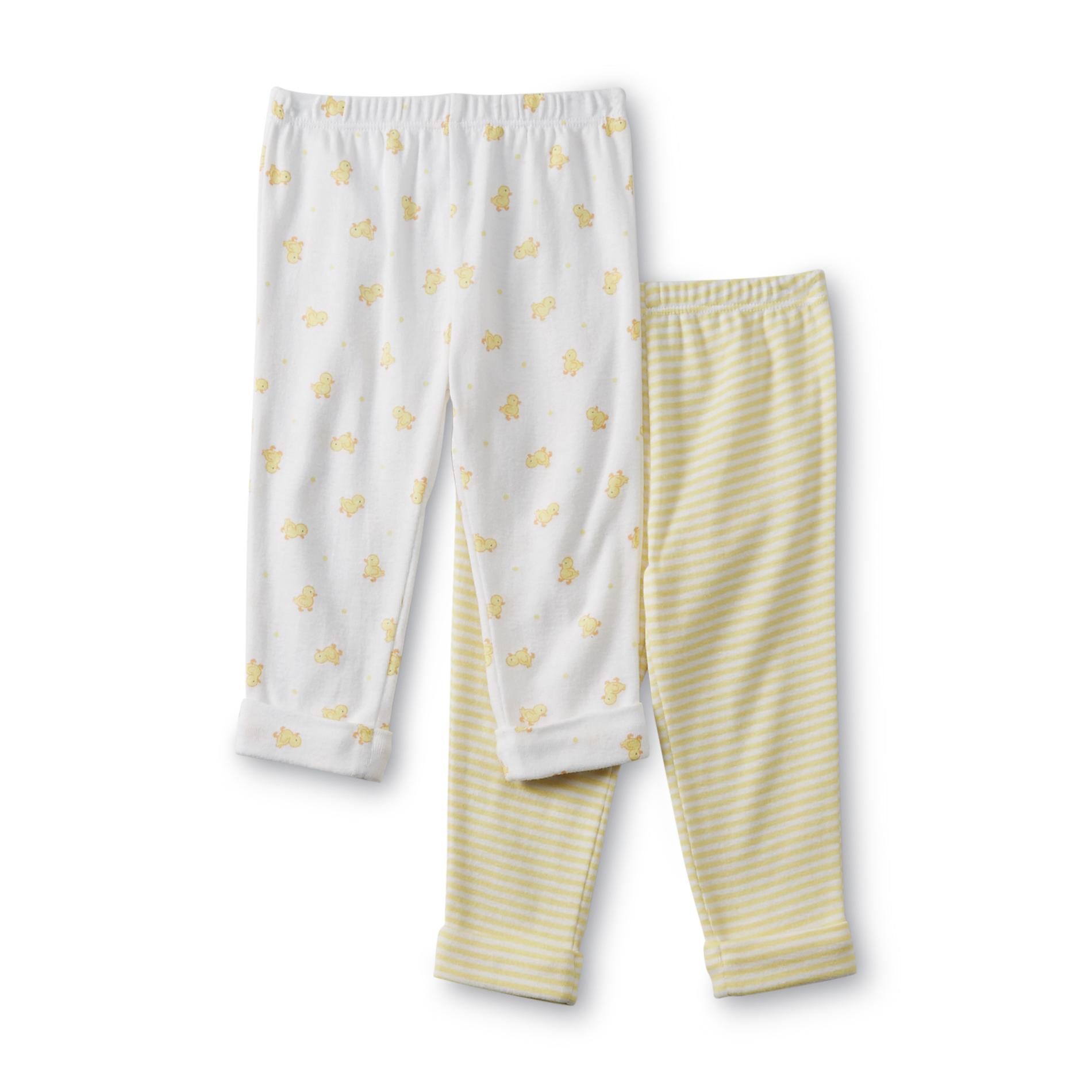 Welcome to the World Newborn 2-Pack Knit Pants - Duck