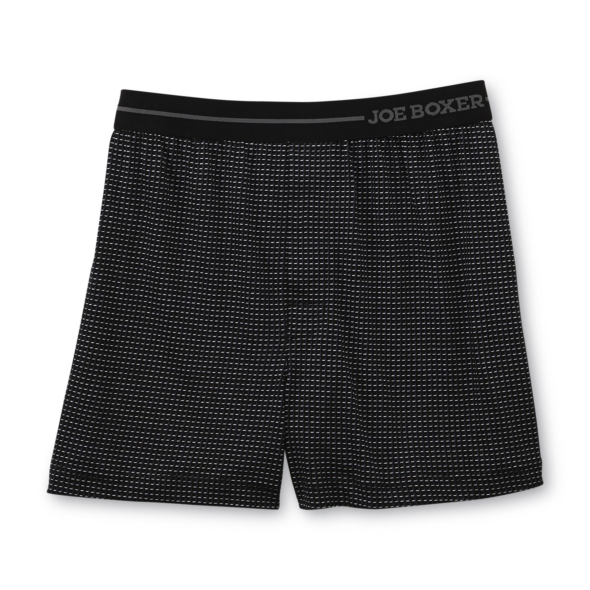 Joe Boxer Men's Knit Boxer Shorts - Shadow Box Print