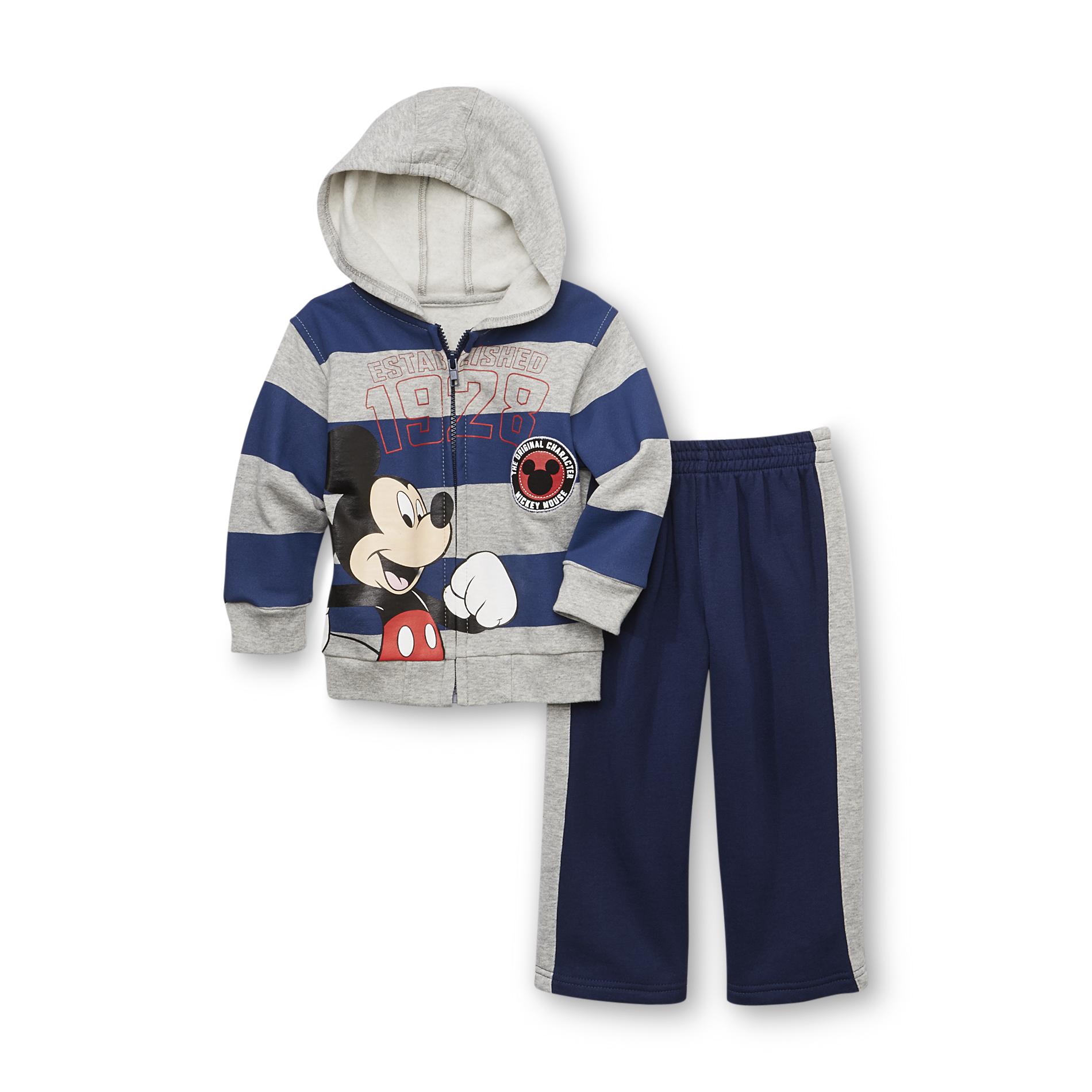 Disney Mickey Mouse Infant & Toddler Boy's Hoodie Jacket & Pants