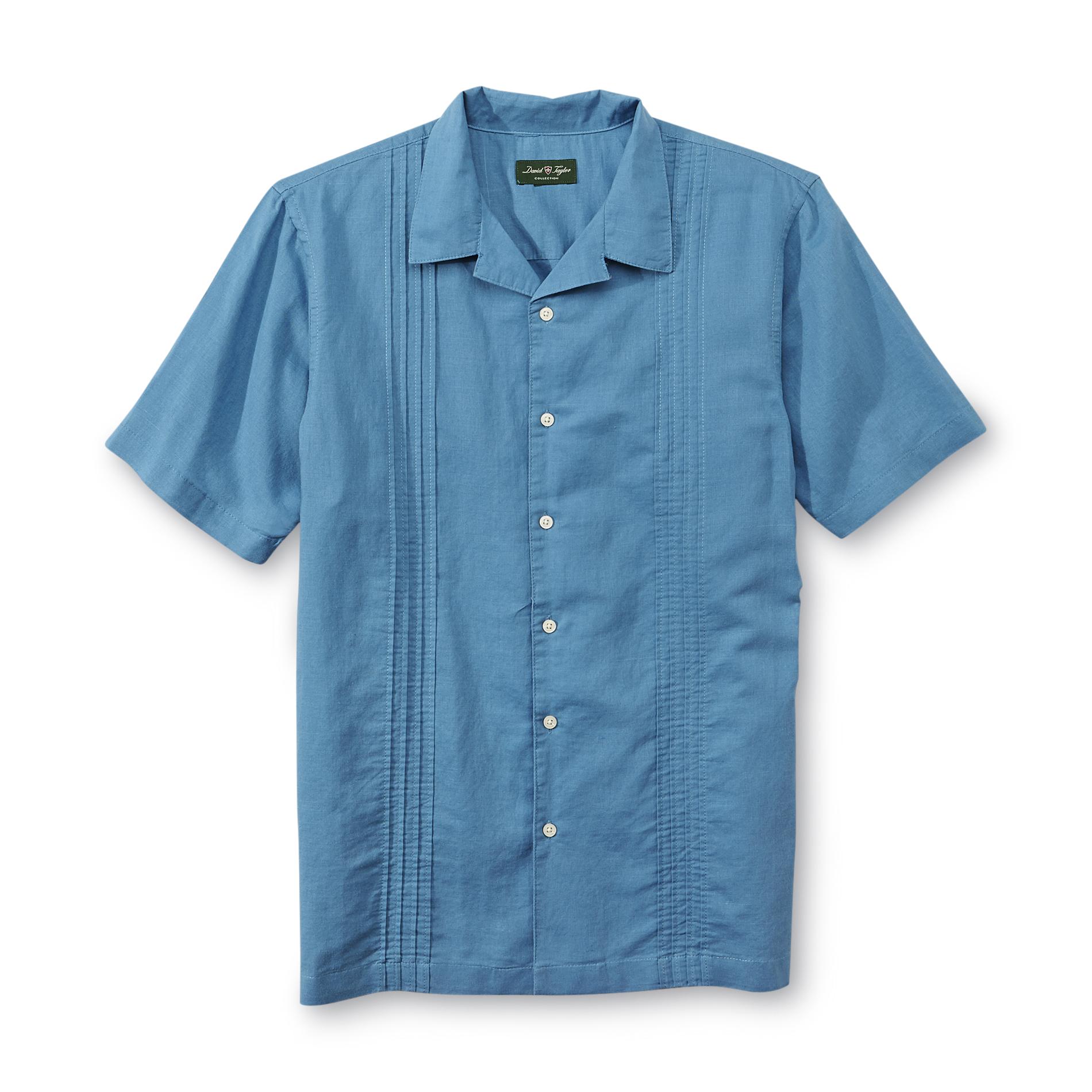 David Taylor Collection Men's Short-Sleeve Camp Shirt