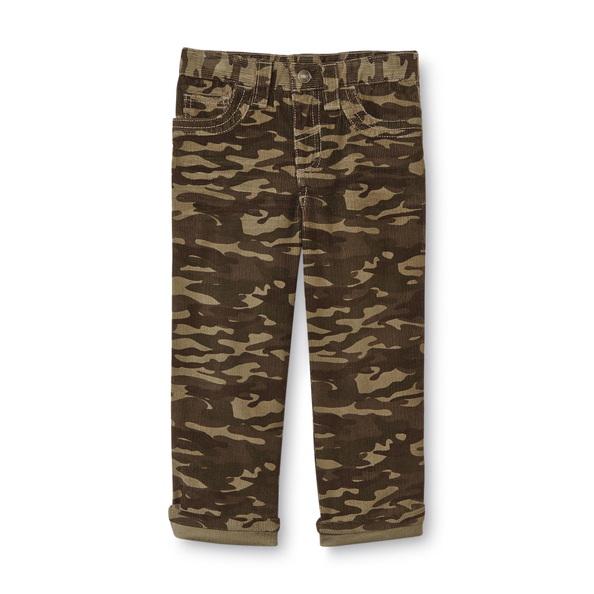 Route 66 Toddler Boy's Corduroy Pants - Camouflage