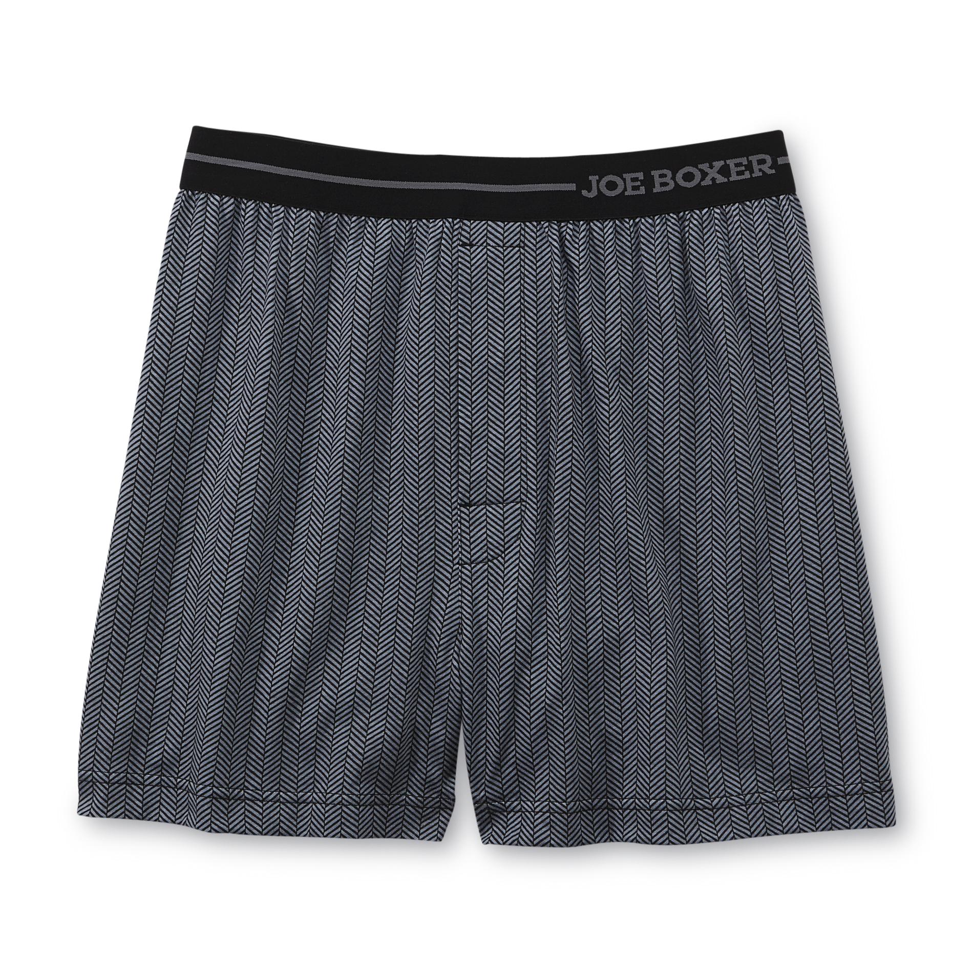 Joe Boxer Men's Knit Boxer Shorts - Herringbone
