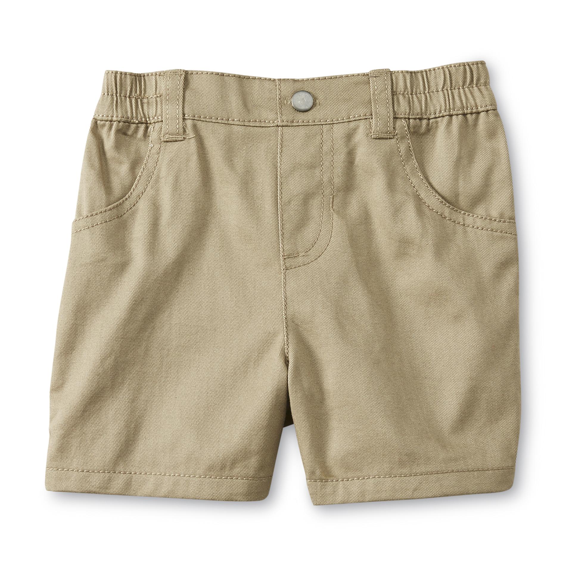 Small Wonders Newborn Boy's Twill Shorts