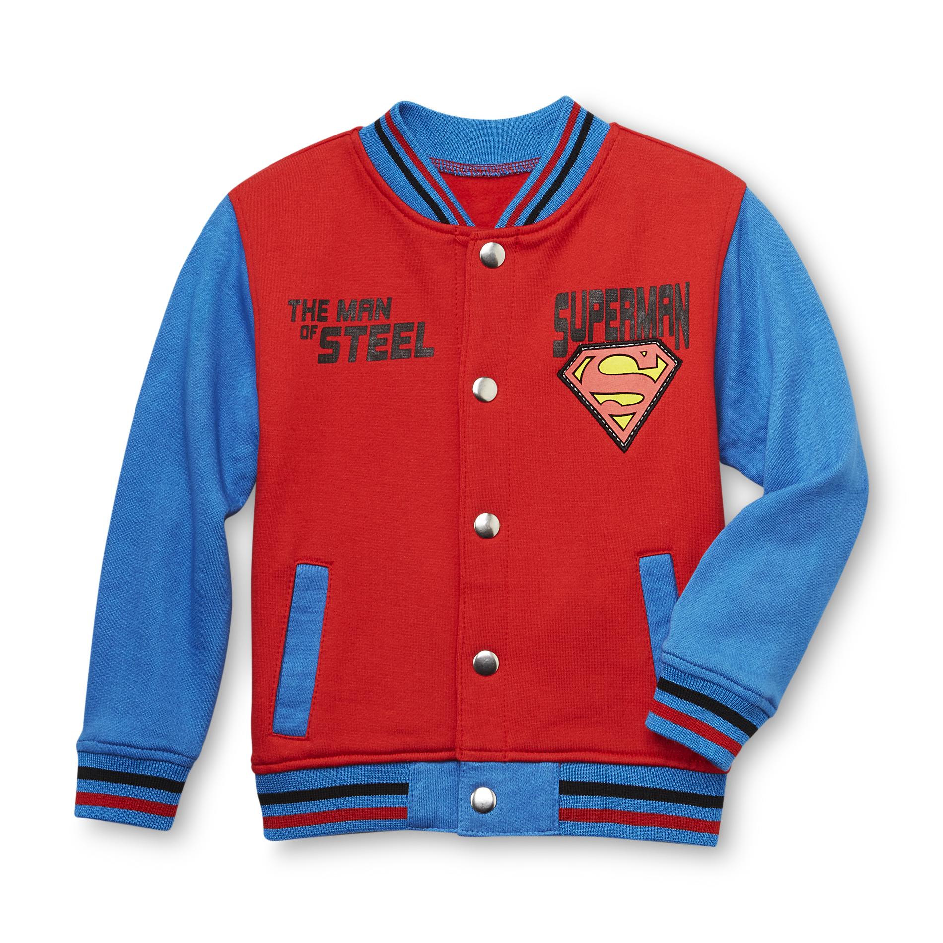DC Comics Superman Toddler Boy's Stadium Jacket