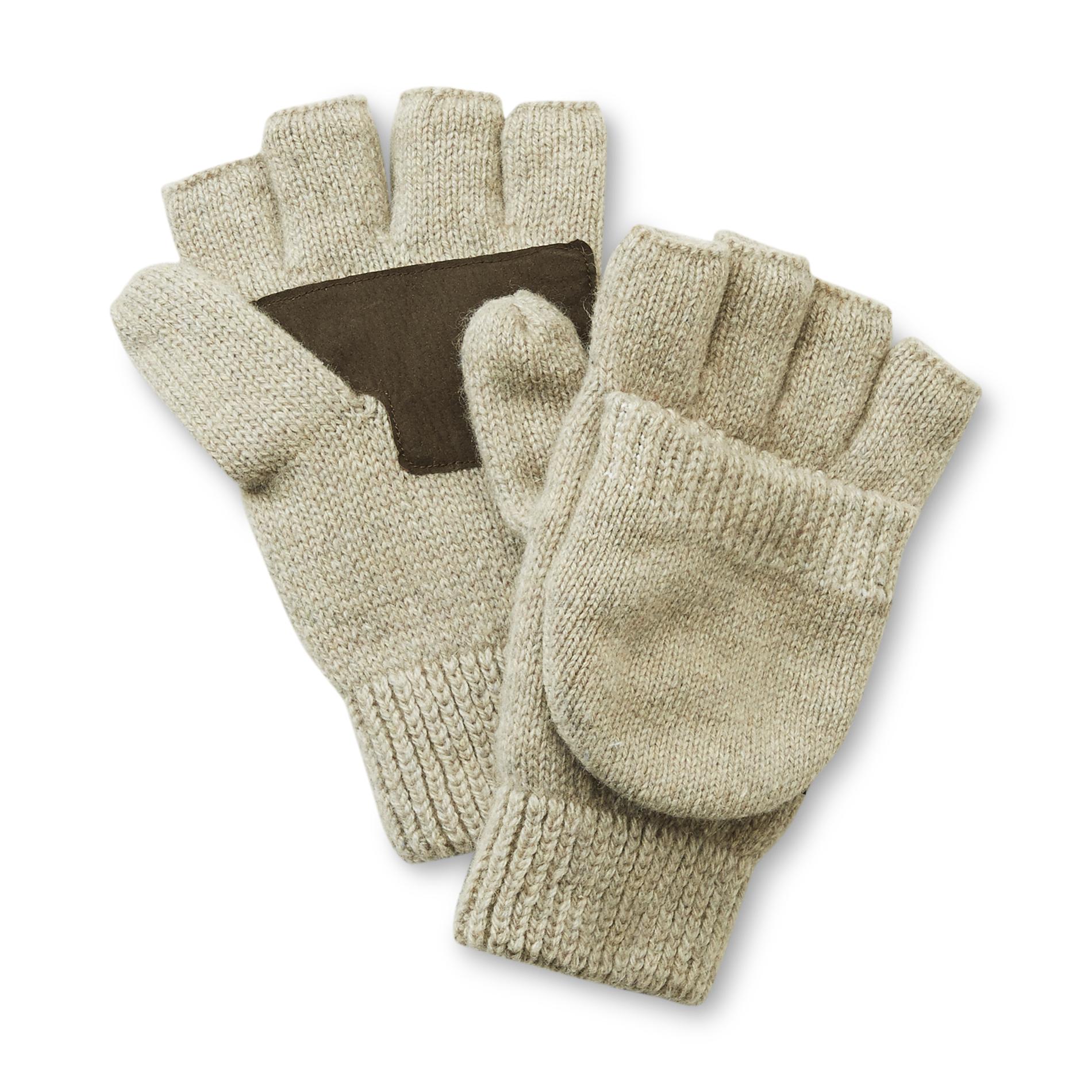 Northwest Territory Men's Wool Thinsulate Pop-Top Gloves