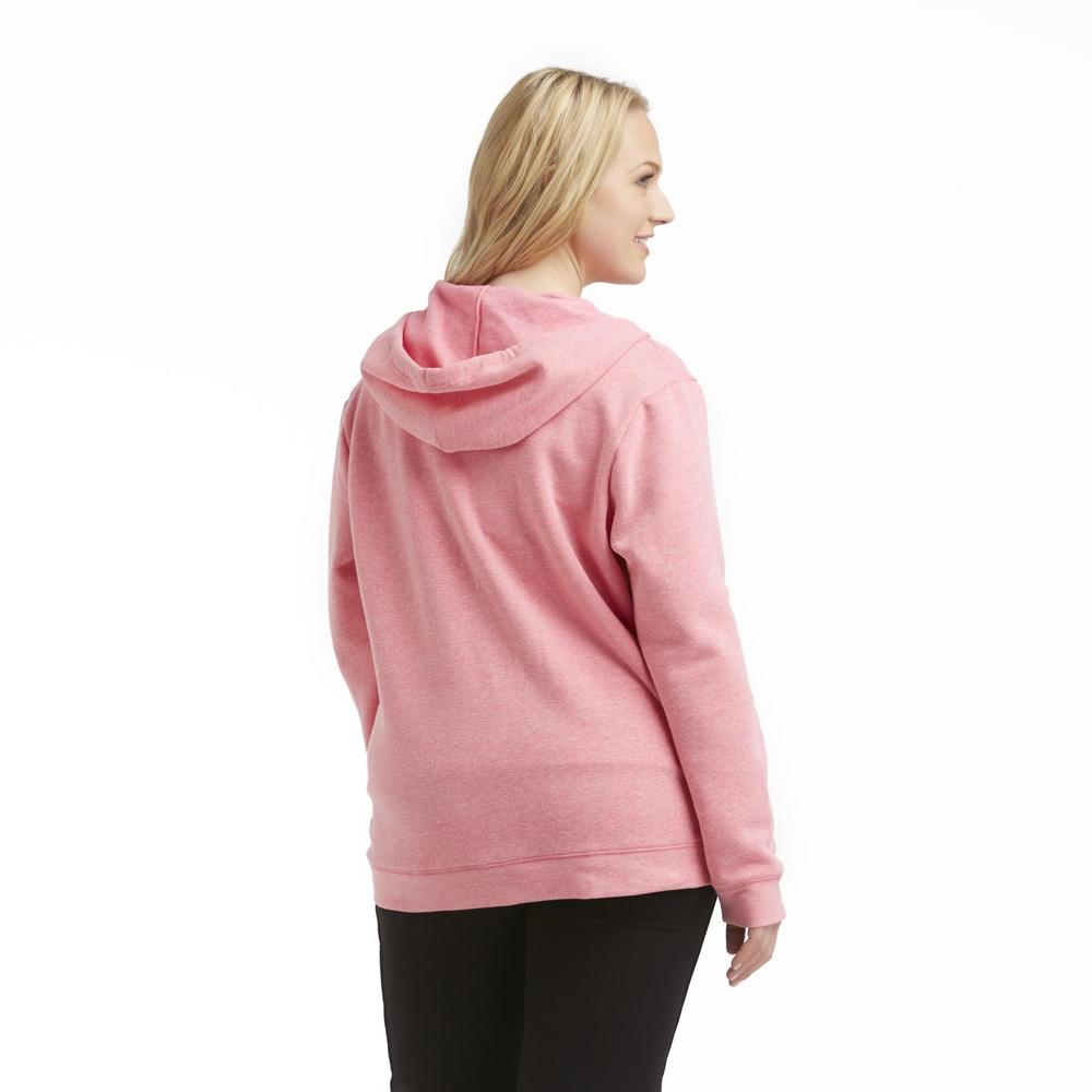 Everlast&reg; Sport Women's Plus Hoodie Jacket - Heathered