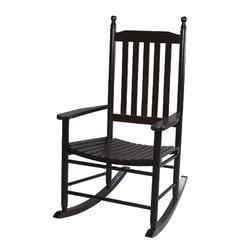 Gift Mark 3400E Adult Tall Back Rocking Chair Espresso