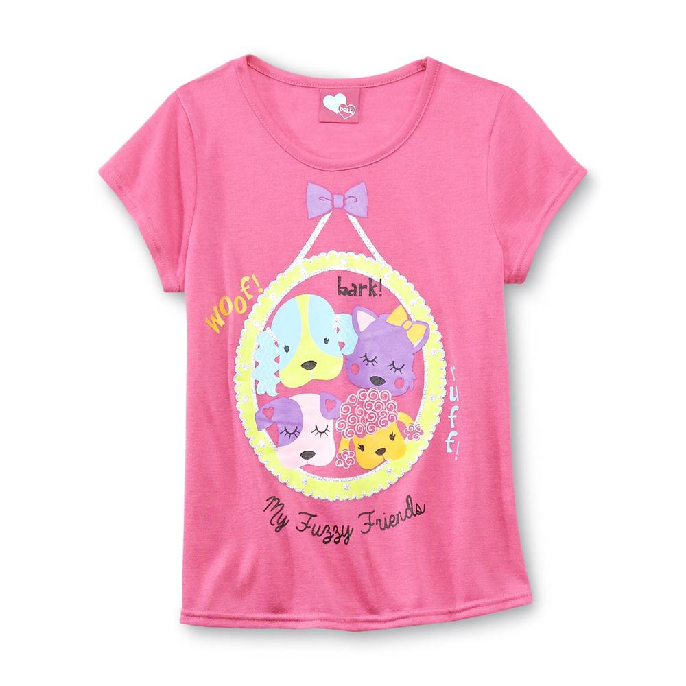 What A Doll Girl's Pajamas & Doll Dress - Dogs