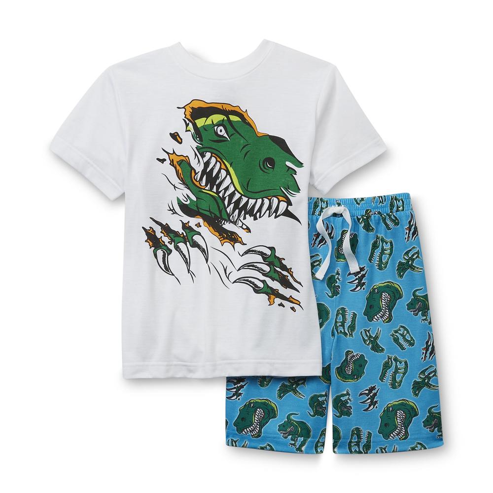Joe Boxer Boy's Pajama Shirt & Shorts - T-Rex