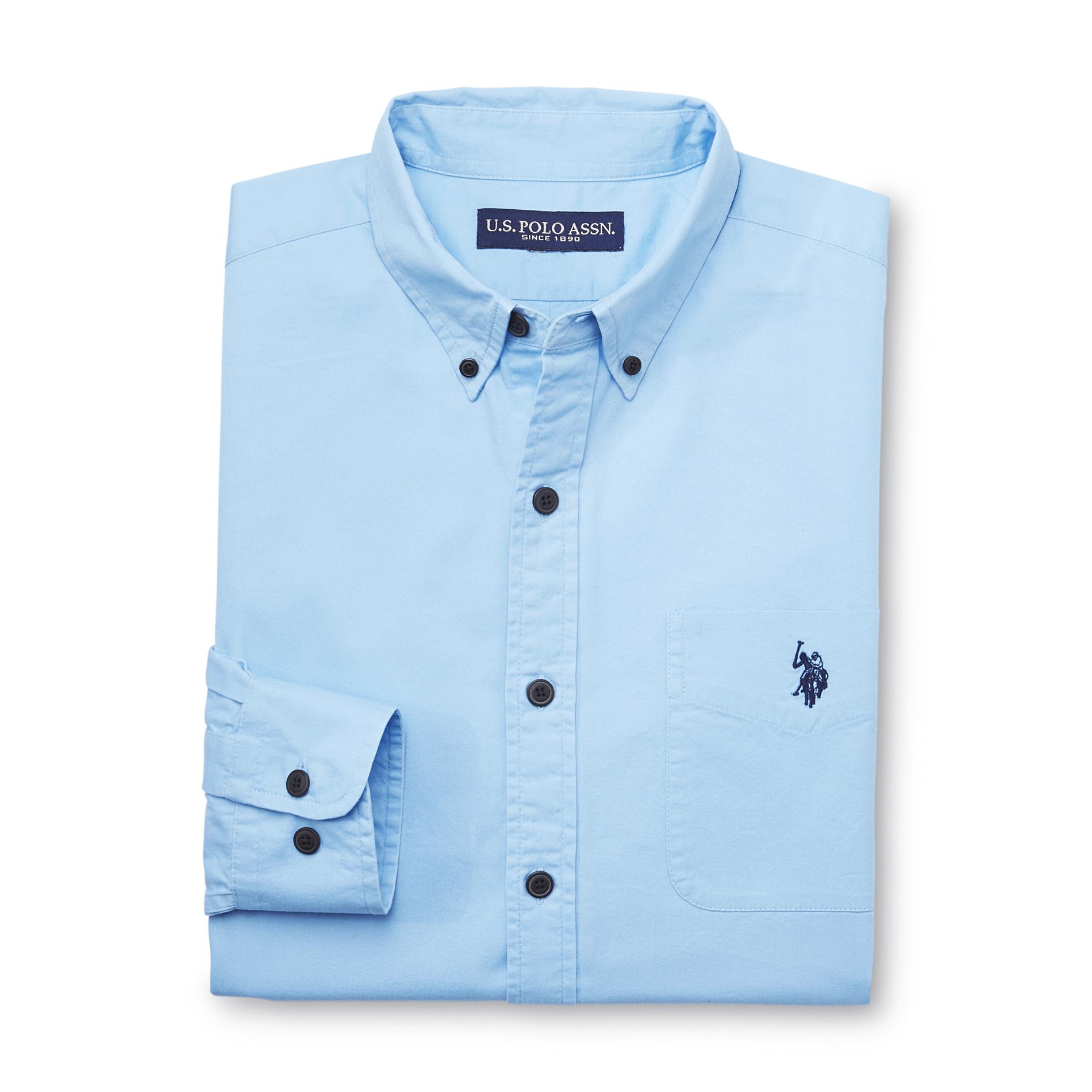 U.S. Polo Assn. Men's Long-Sleeve Twill Shirt