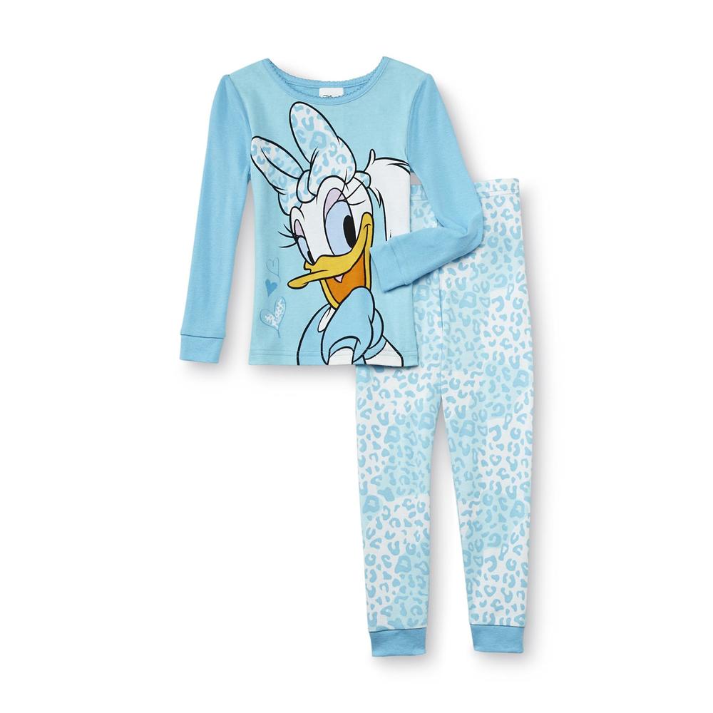 Disney Toddler Girl's 2-Pairs Pajamas - Daisy Duck & Minnie Mouse