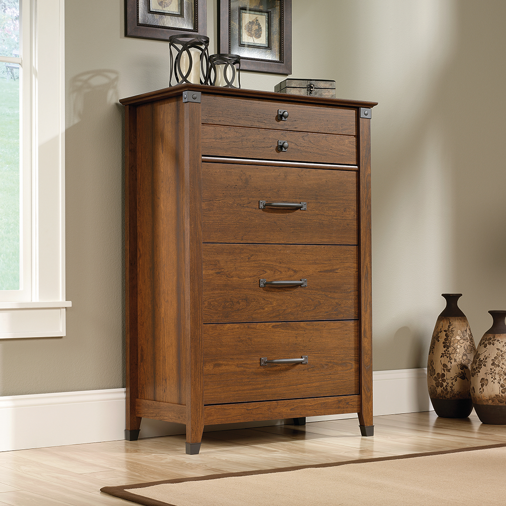 Sauder Carson Forge Chest of Drawers