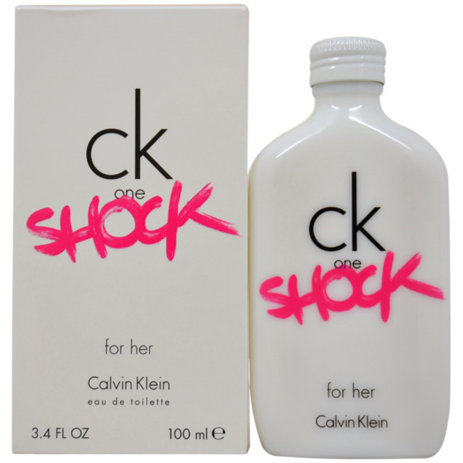 Calvin Klein CK One Shock For Her by  for Women - 3.4 oz EDT Spray