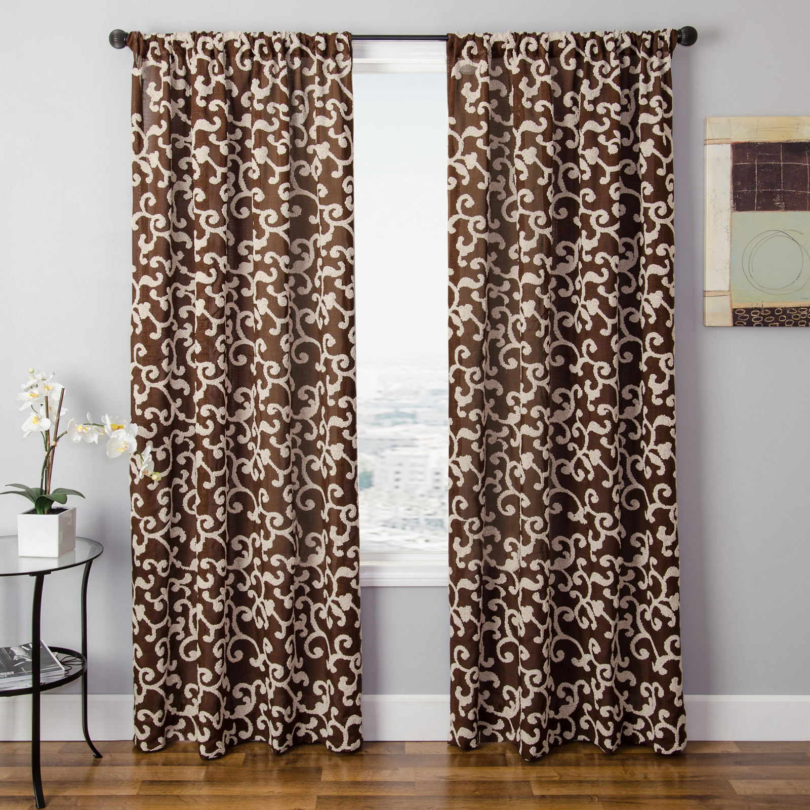 Softlines Home Fashions Stanton 96 in. Rod Pocket Panel
