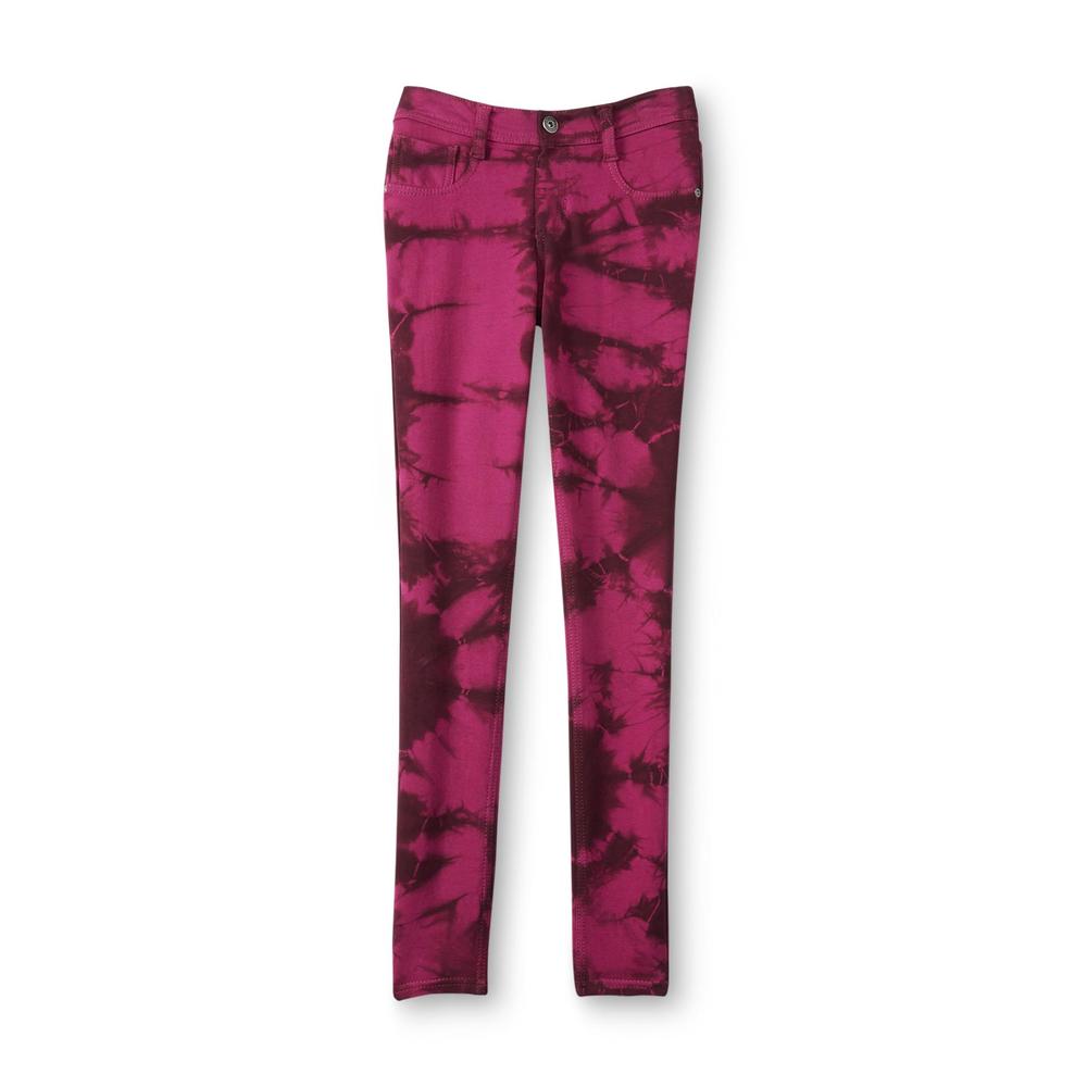 Bongo Girl's French Terry Jeggings - Tie-Dyed