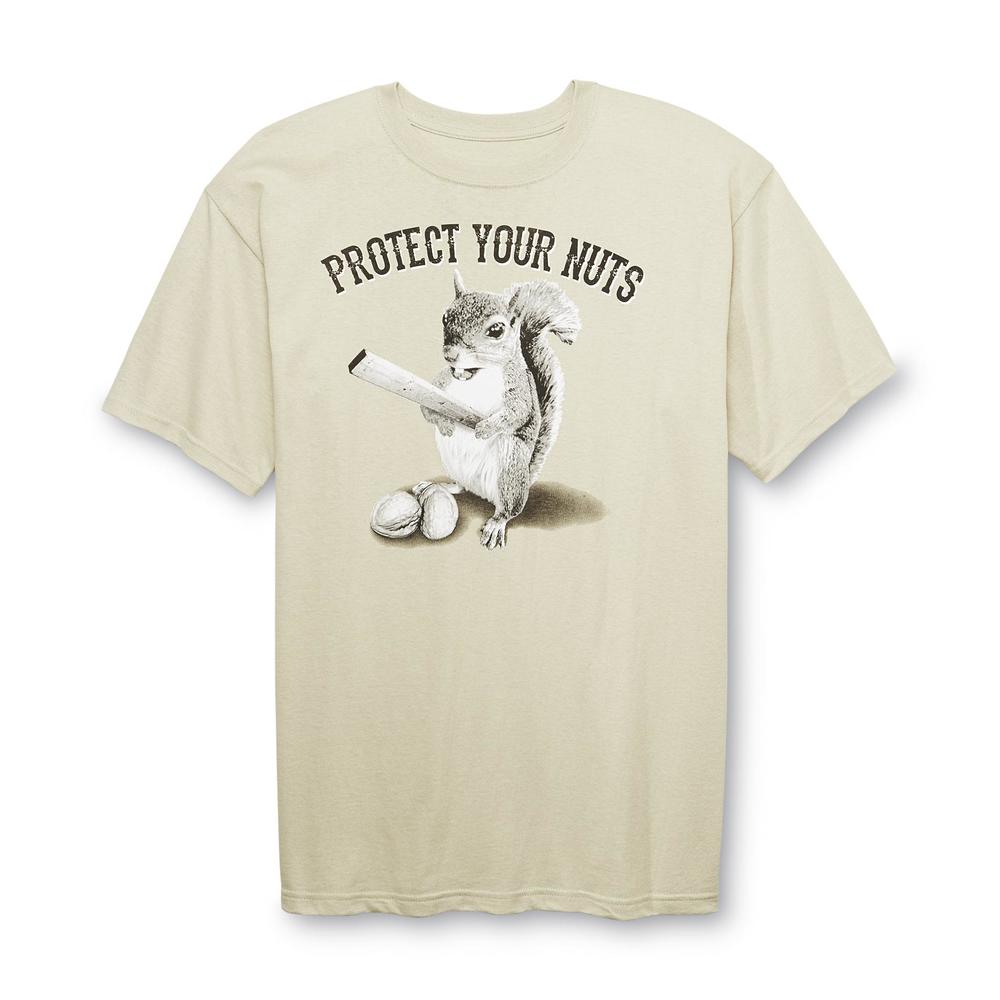 Screen Tee Market Brands Young Men's Graphic T-Shirt - Squirrel