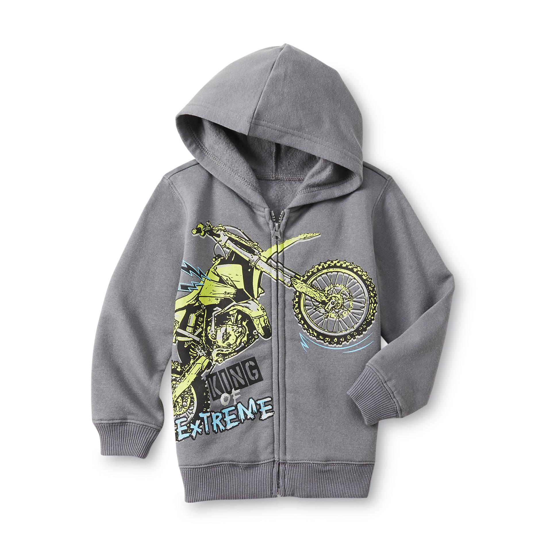 WonderKids Infant & Toddler Boy's Graphic Hoodie Jacket Dirt Bike