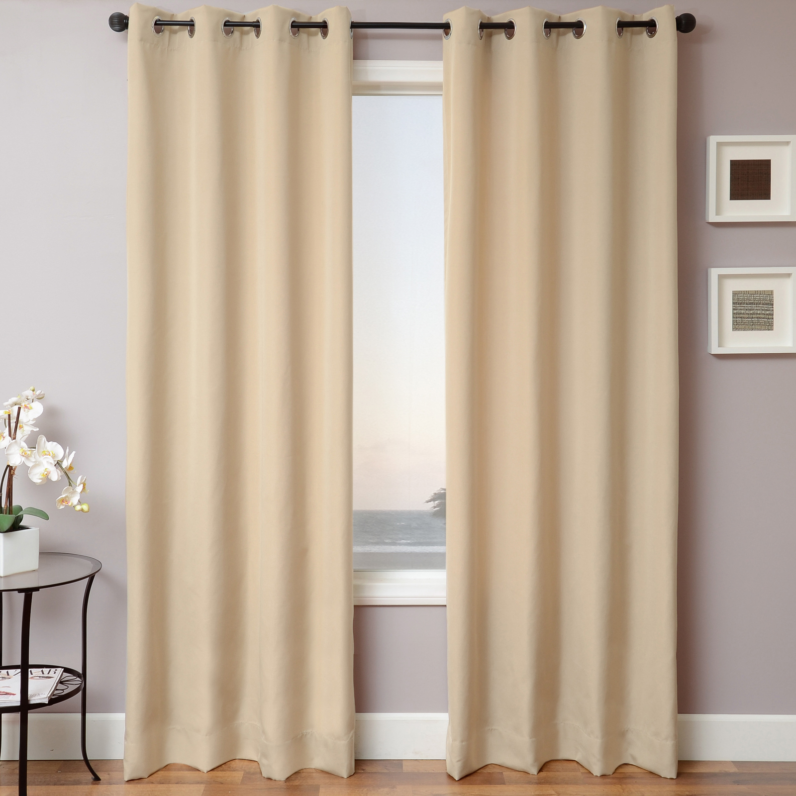 Softlines Home Fashions Sunbrella 84 in. Grommet Top Panel