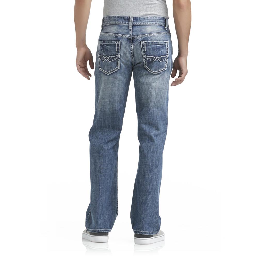Route 66 Men's Premium Slim Bootcut Jeans - Light Wash