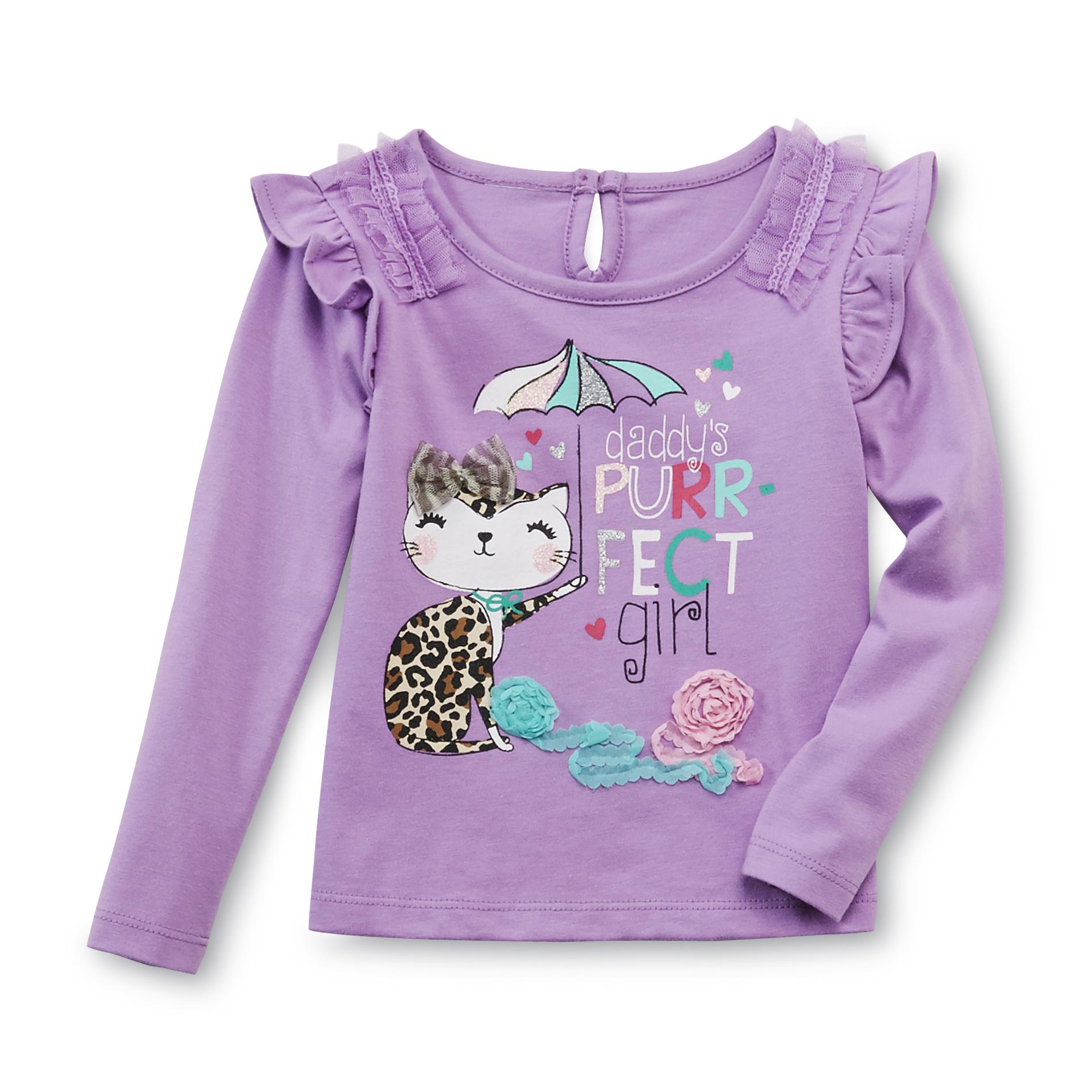 WonderKids Infant & Toddler Girl's Embellished Top - Cat