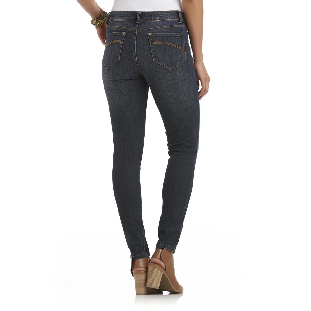 Route 66 Women's Curvy Fit Skinny Jeans - Dark Wash