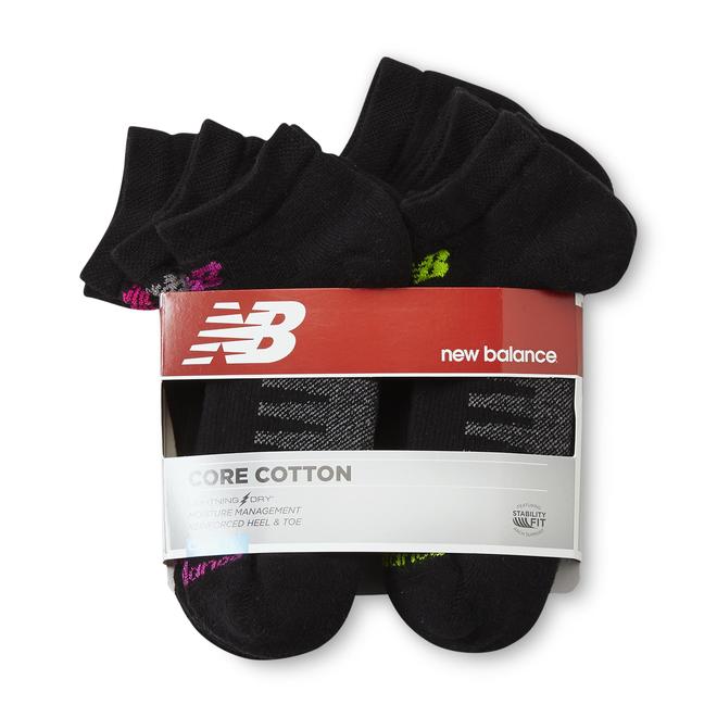 New Balance Women's 6Pairs Performance Ankle Socks