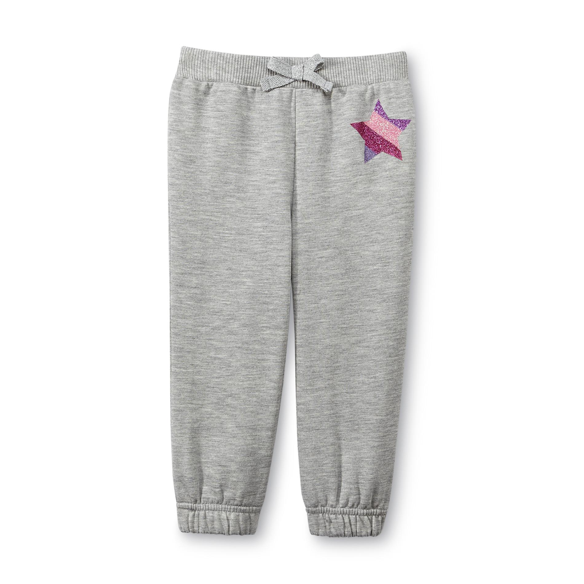 WonderKids Infant & Toddler Girls Sweatpants - Glitter Star