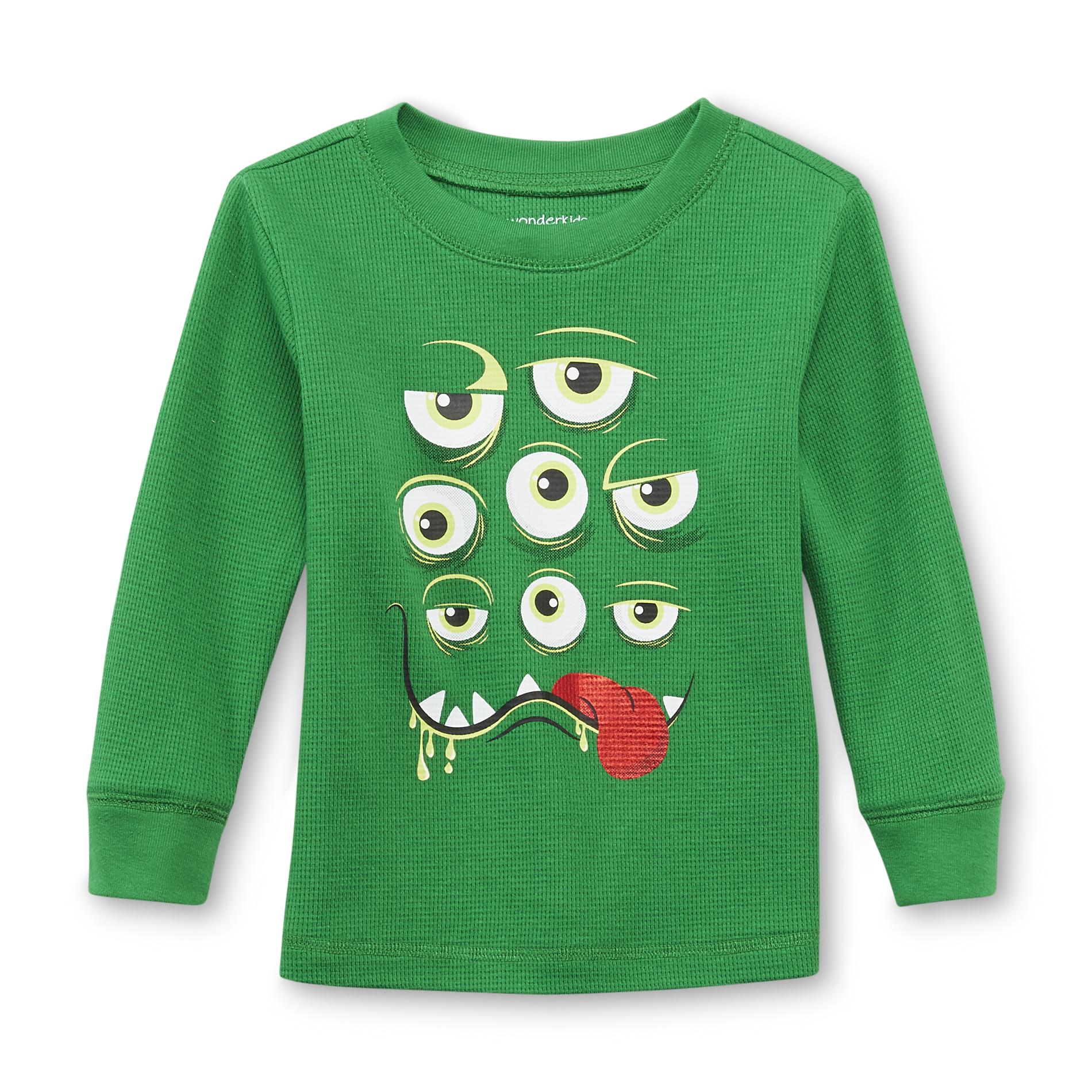 WonderKids Infant & Toddler Boy's Thermal Graphic T-Shirt - Monster Eyes