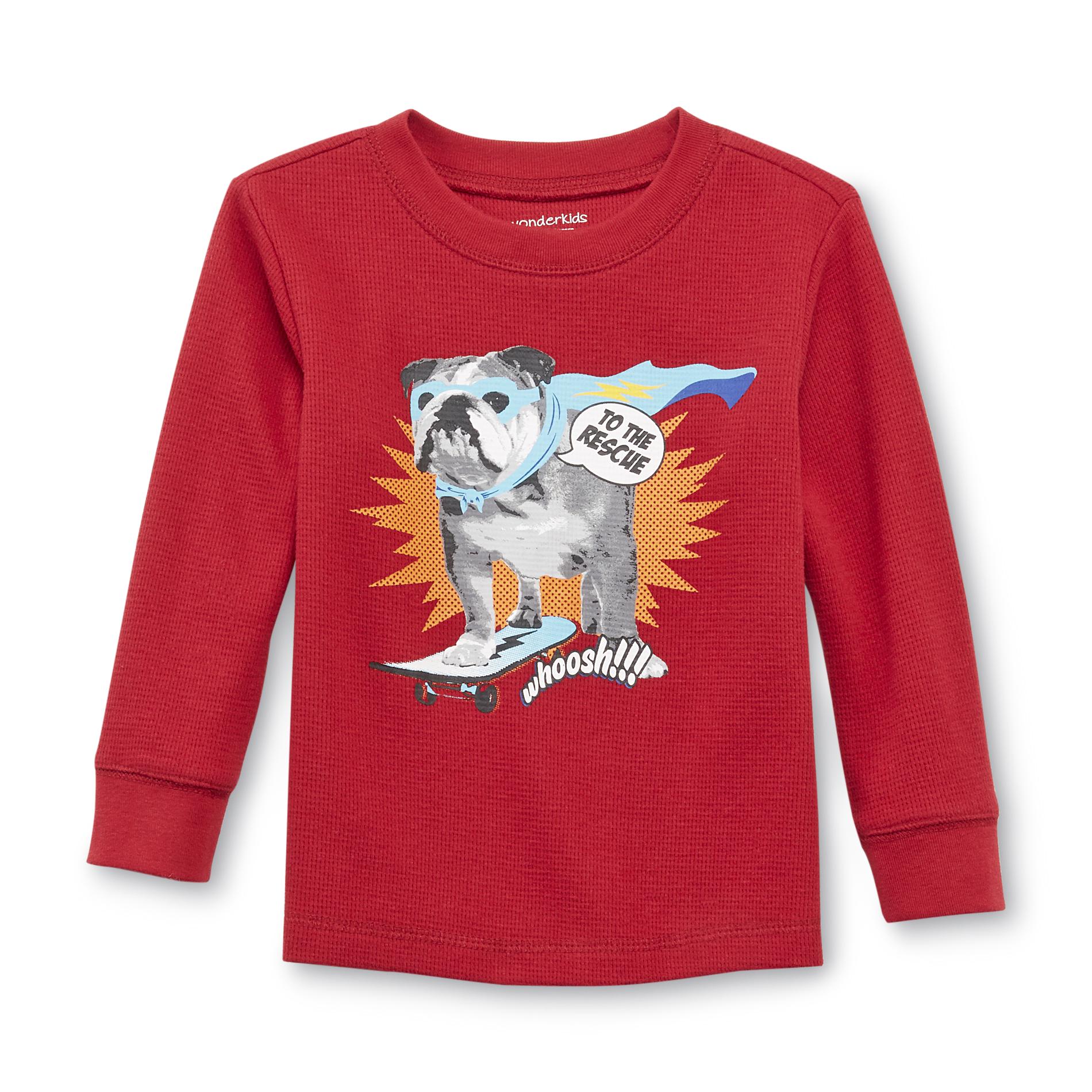 WonderKids Infant & Toddler Boy's Thermal Graphic T-Shirt - Super Dog