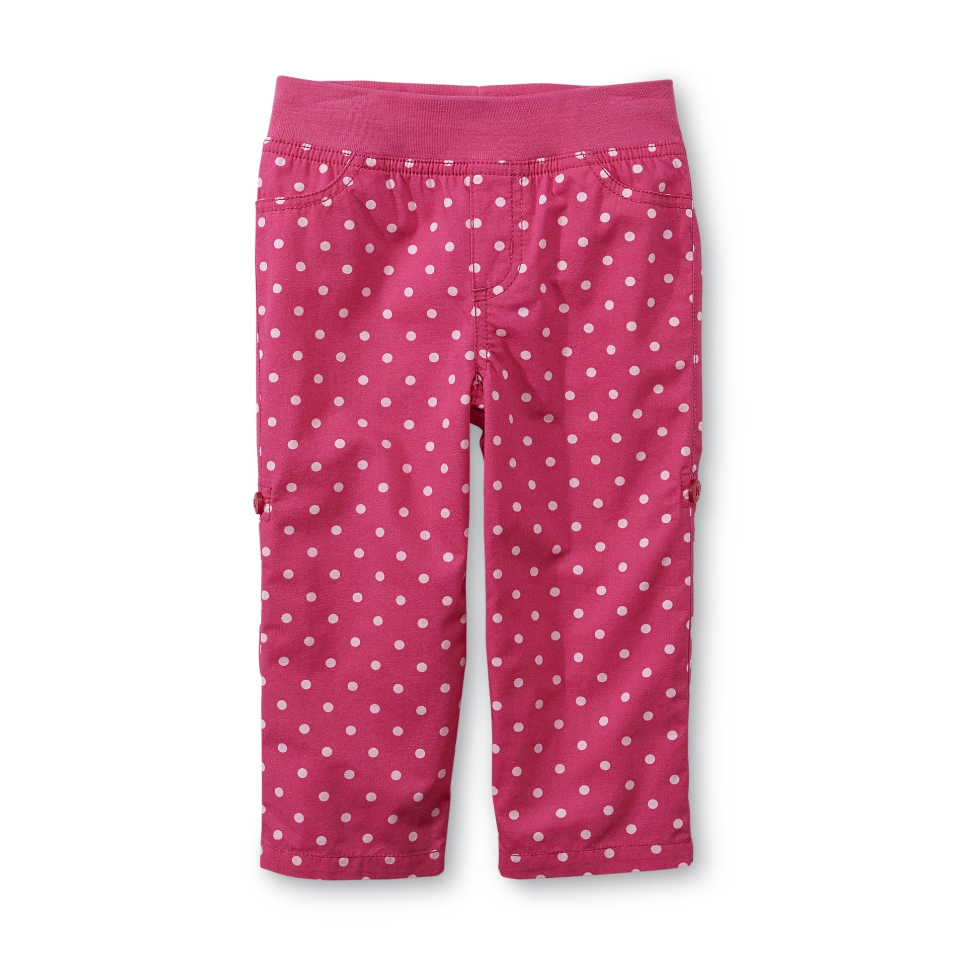 WonderKids Infant & Toddler Girl's Convertible Poplin Pants - Polka Dot