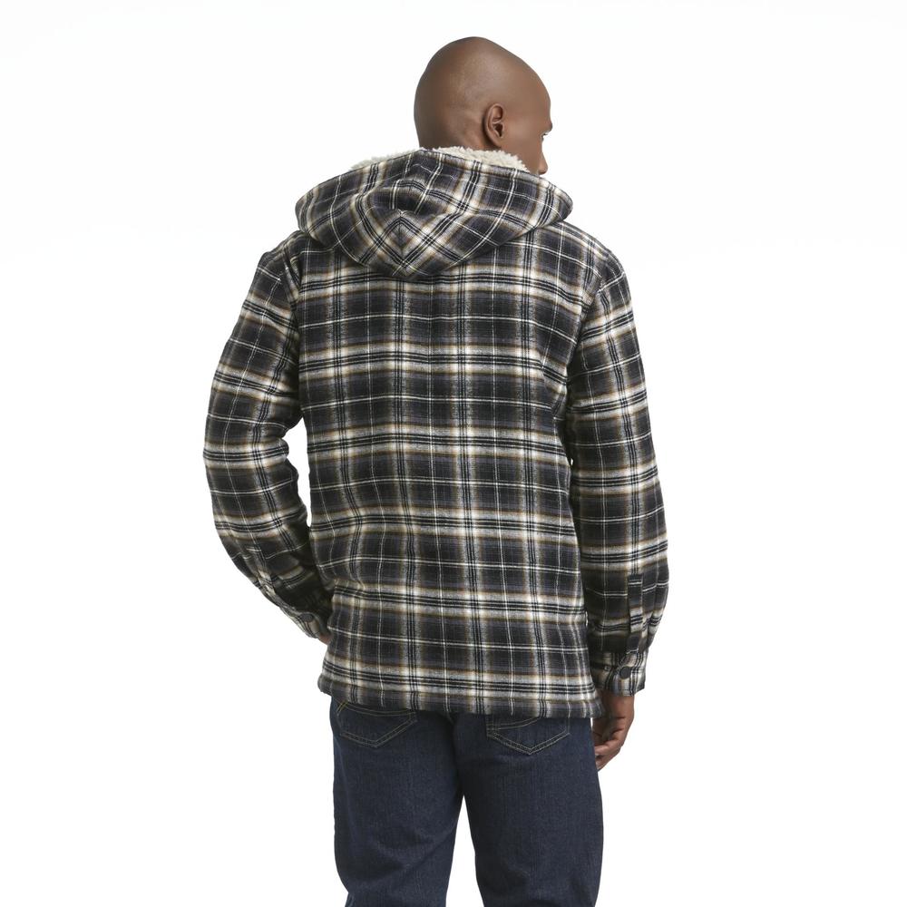 Northwest Territory Men's Hooded Flannel Shirt Jacket - Plaid
