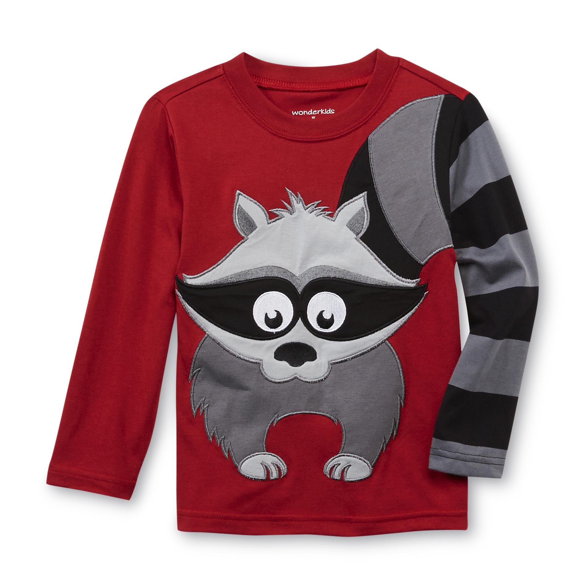 WonderKids Infant & Toddler Boy's Long-Sleeve Applique T-Shirt - Raccoon