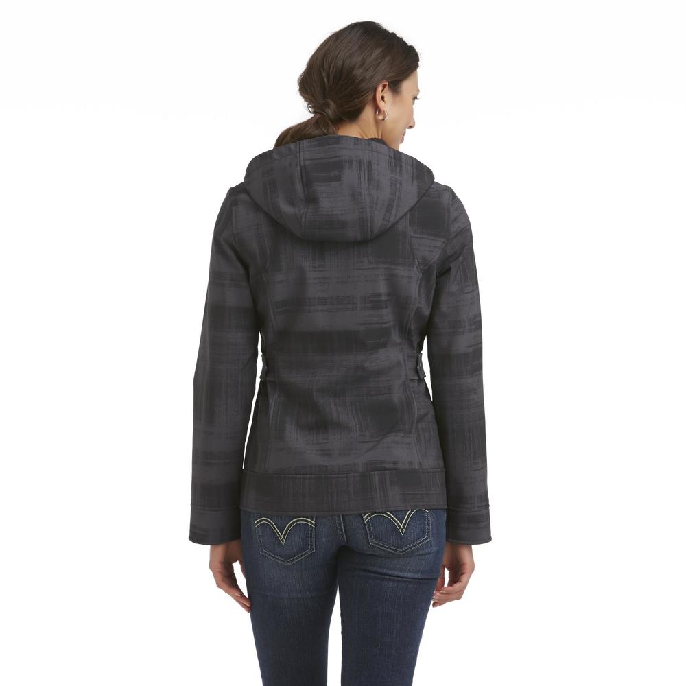 Athletech Women's Fleece-Lined Hooded Jacket - Plaid