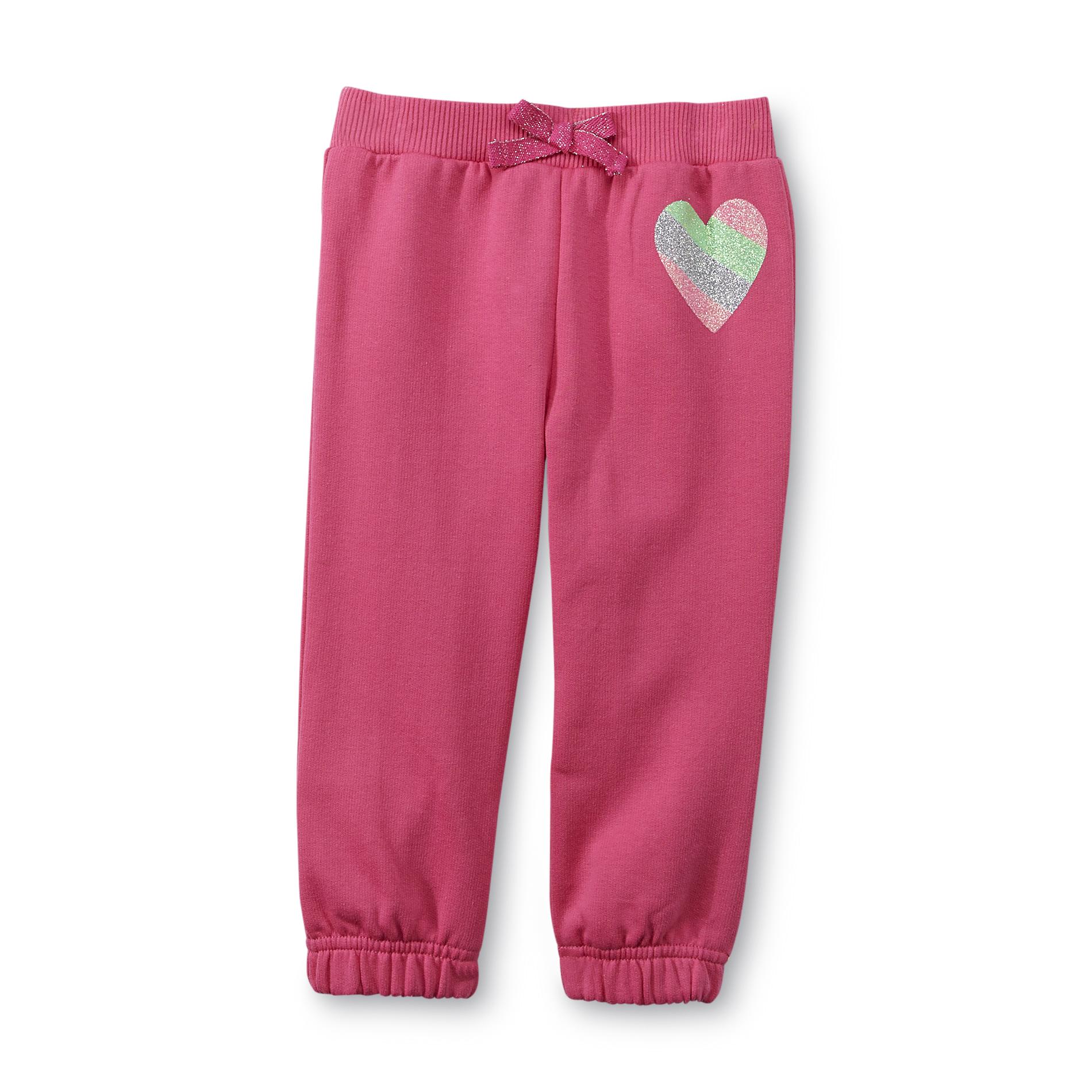 WonderKids Infant & Toddler Girl's Sweatpants - Glitter Heart