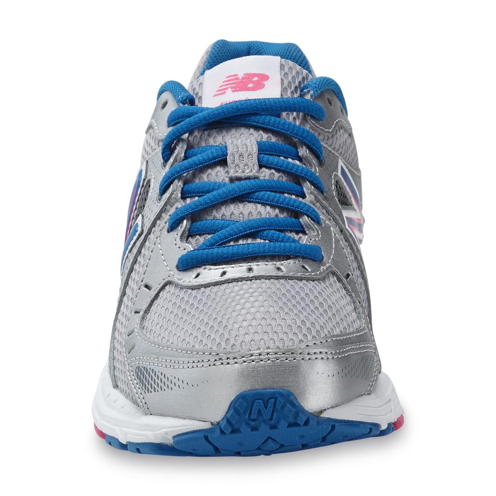 New Balance Women's 450 v3 Silver/Blue Running Shoe