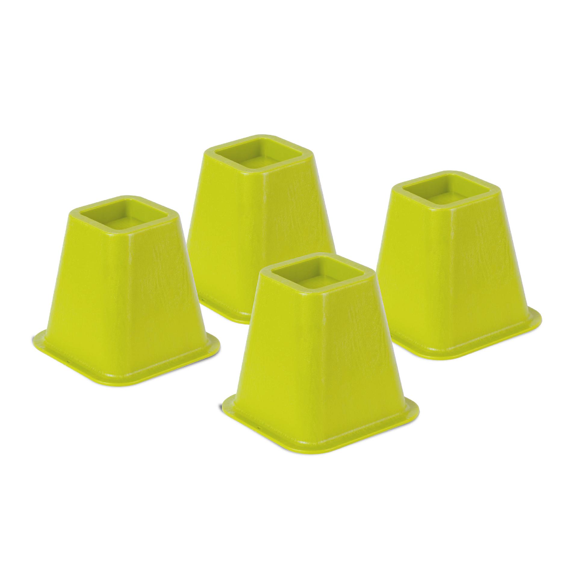 Honey Can Do Bed Risers - 4pk green