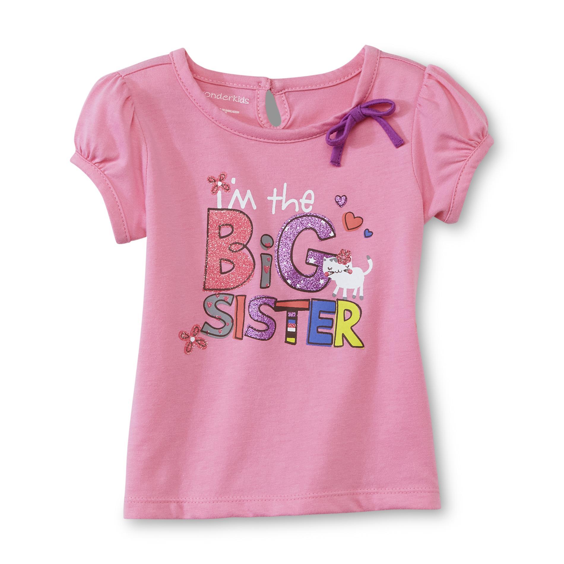 WonderKids Infant & Toddler Girl's Cap Sleeve T-Shirt - Big Sister