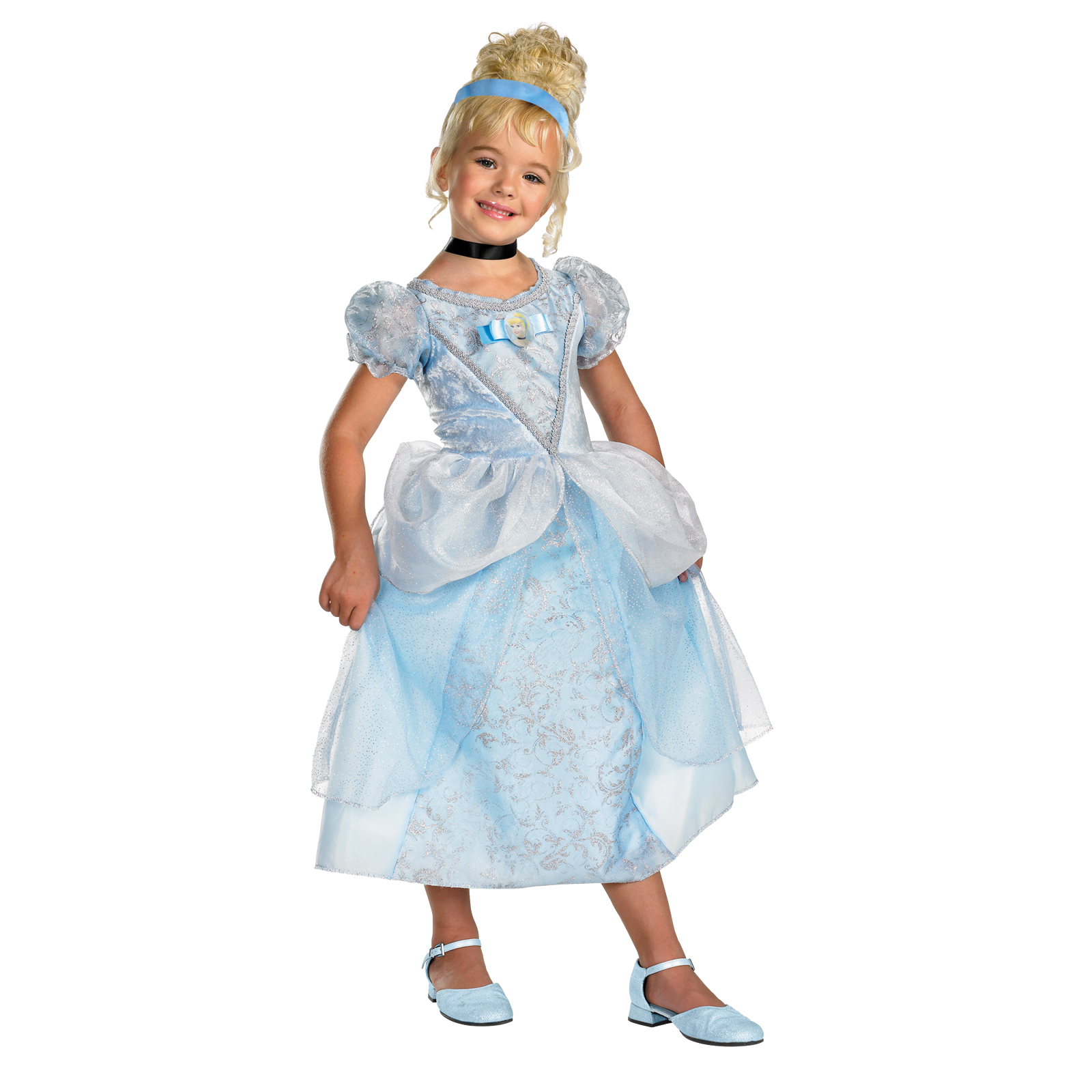 Girls Cinderella Deluxe Halloween Costume