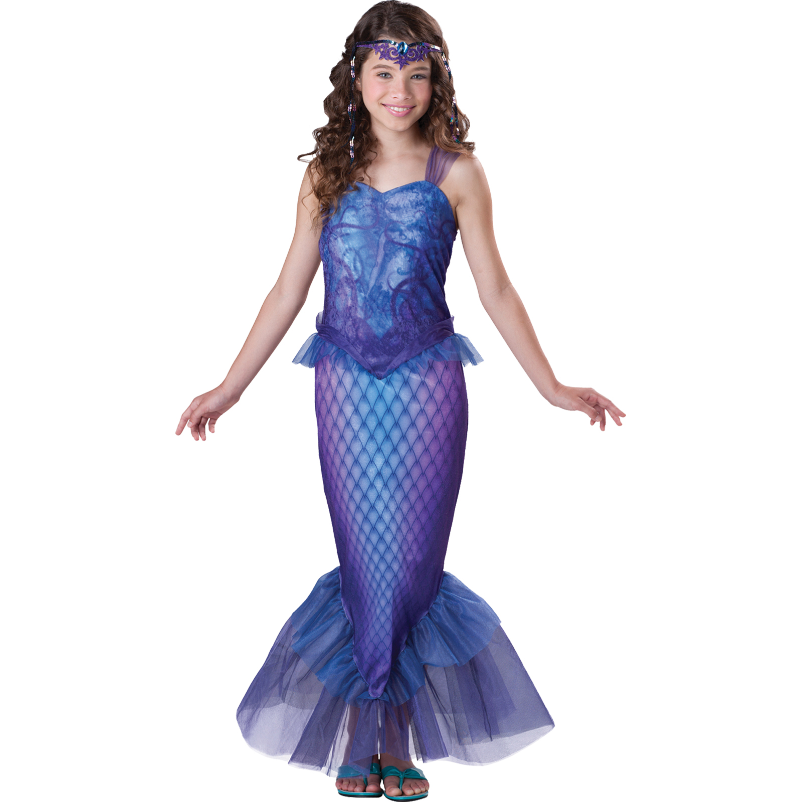 Girls Mysterious Mermaid Halloween Costume