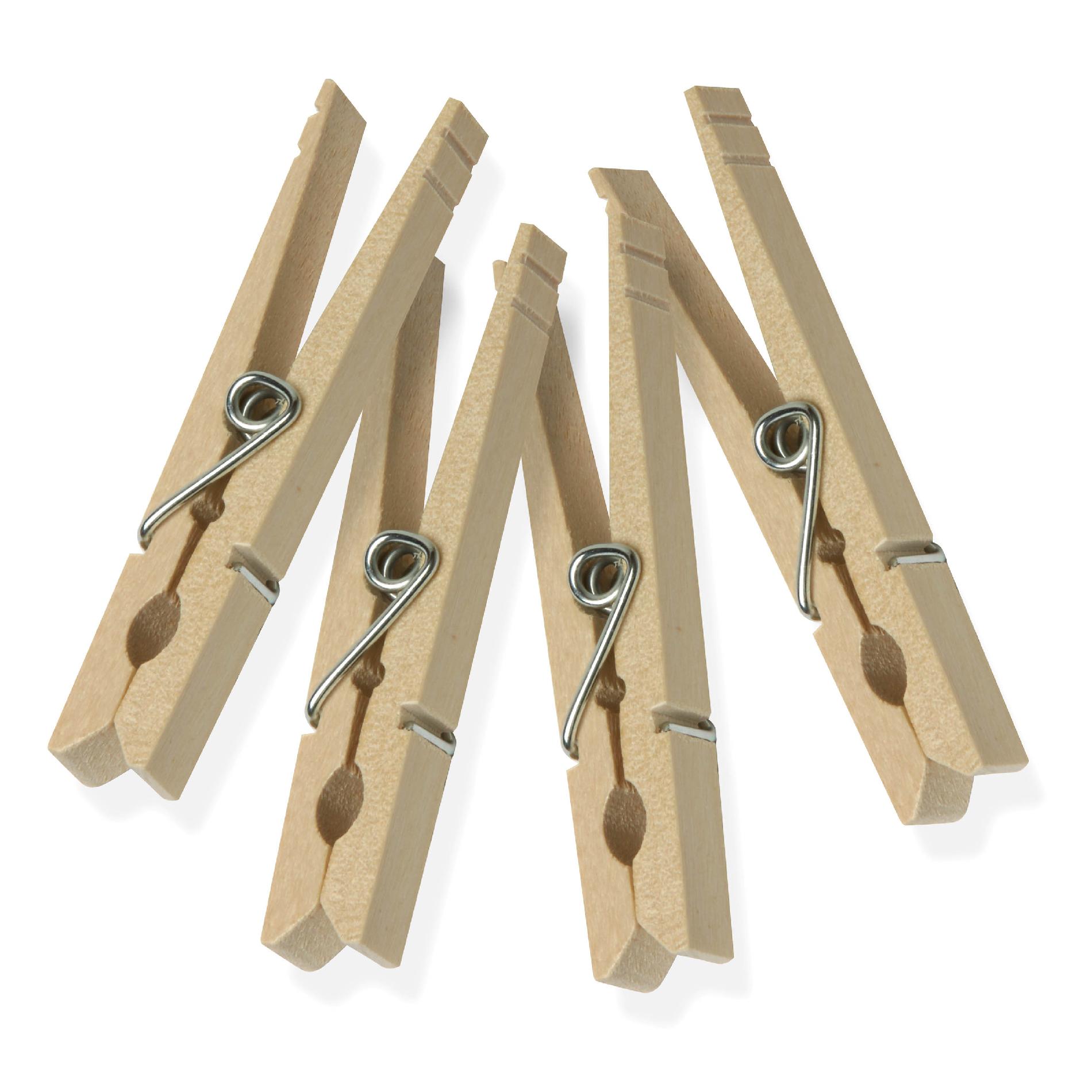 Honey Can Do Wood Clothespins with Spring - 200 pack