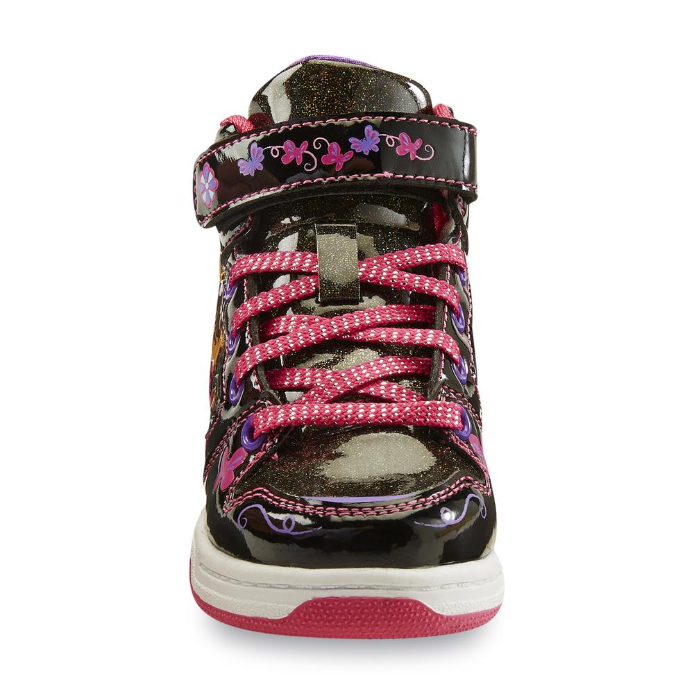 Nickelodeon Toddler Girl's Dora & Friends Black/Pink High-Top Sneaker