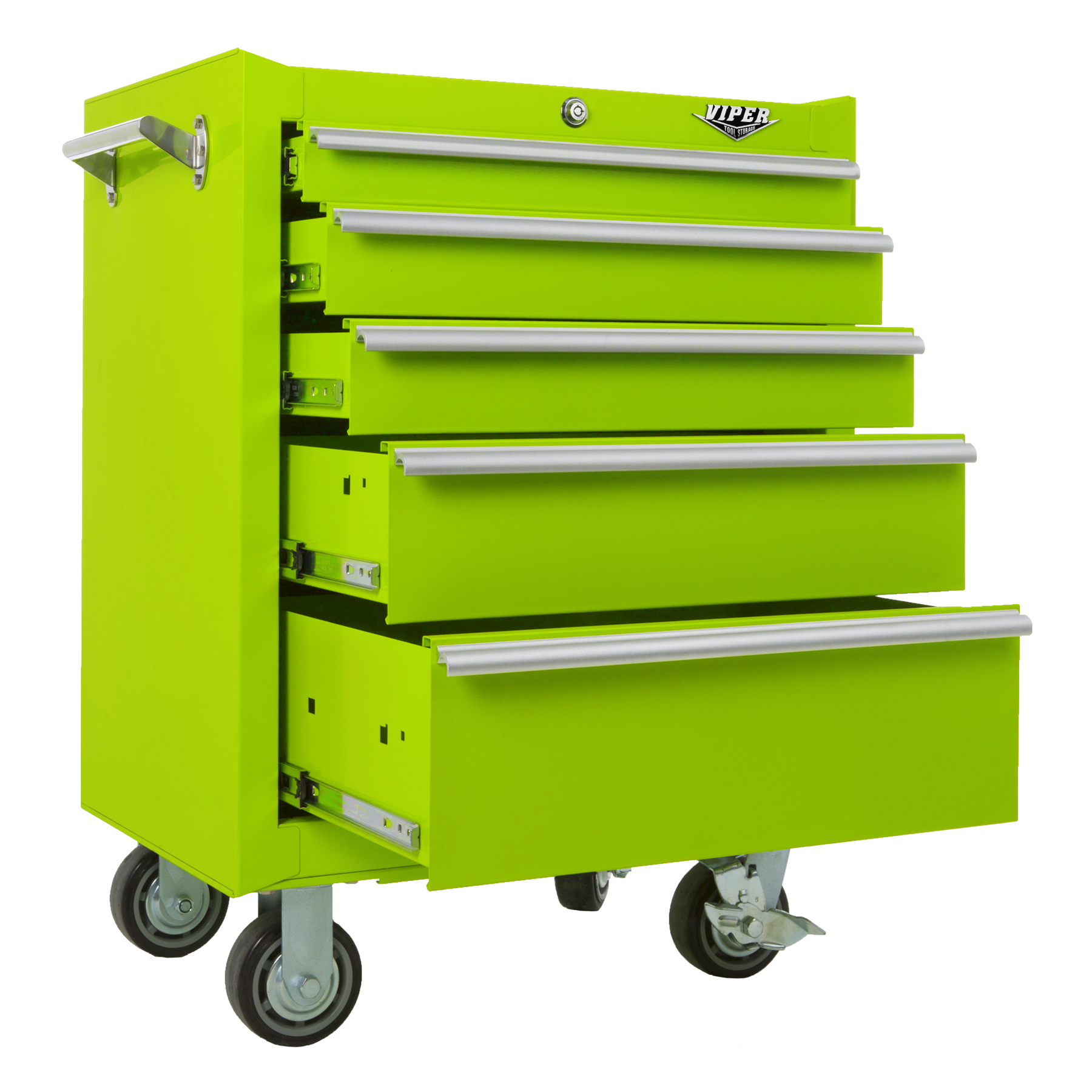 Viper Tool Storage Lb2605r 26 Inch 5 Drawer 18g Steel Roller