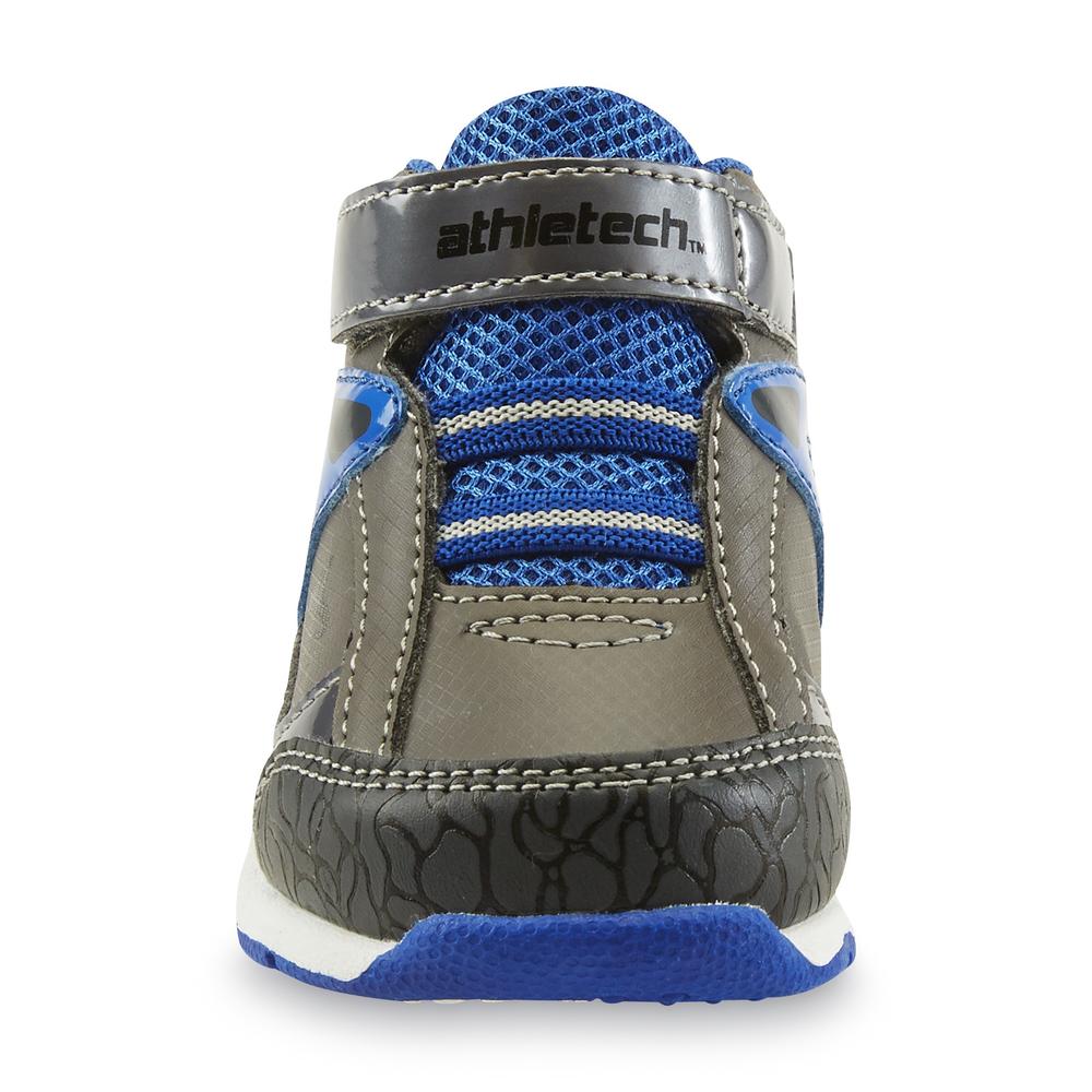 Athletech Toddler Boy's Terminater High-Top Athletic Shoe - Grey/Blue