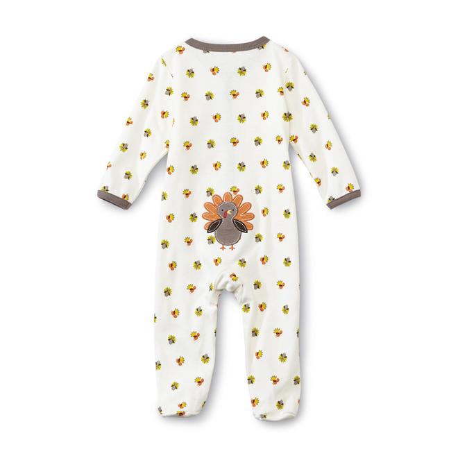 Holiday Editions Newborn's Thanksgiving Sleeper Pajamas ...