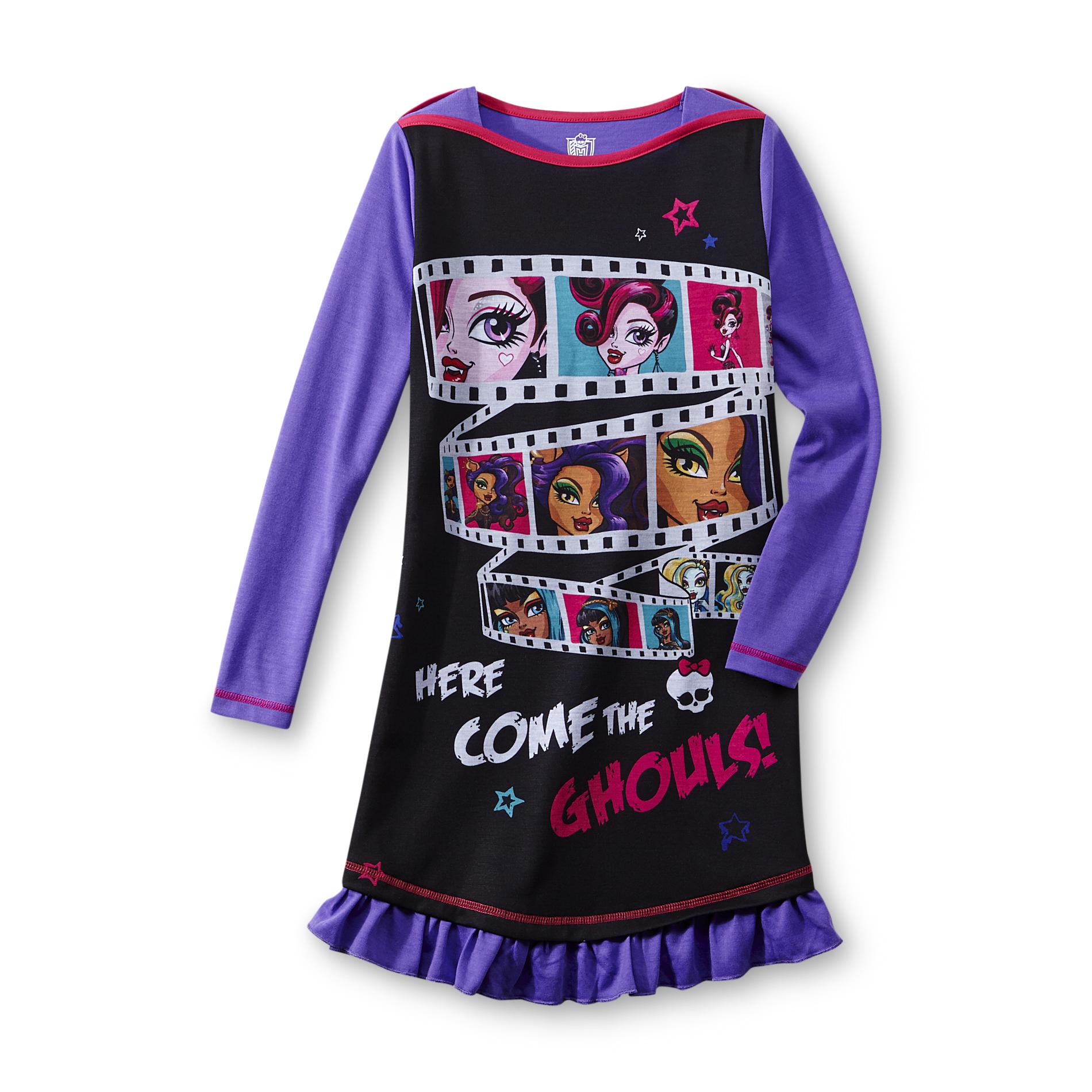 Monster High Girl's Knit Nightgown