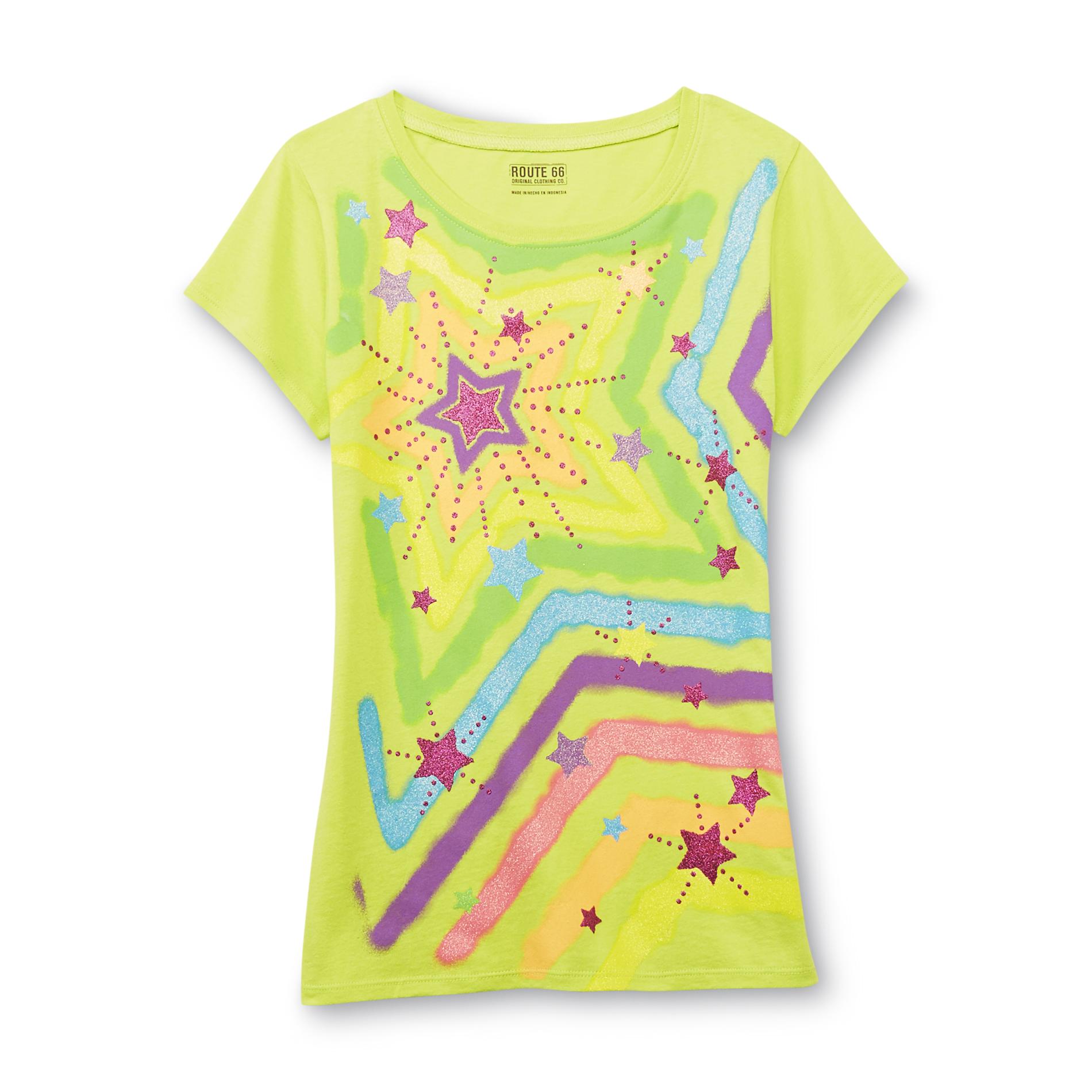Route 66 Girl's Graphic T-Shirt - Star