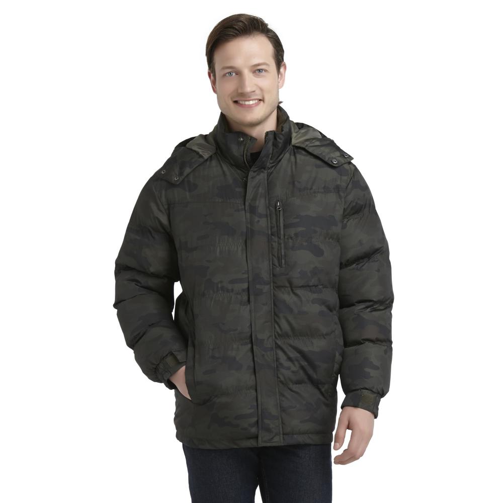 NordicTrack Men's Quilted Hooded Jacket - Camouflage
