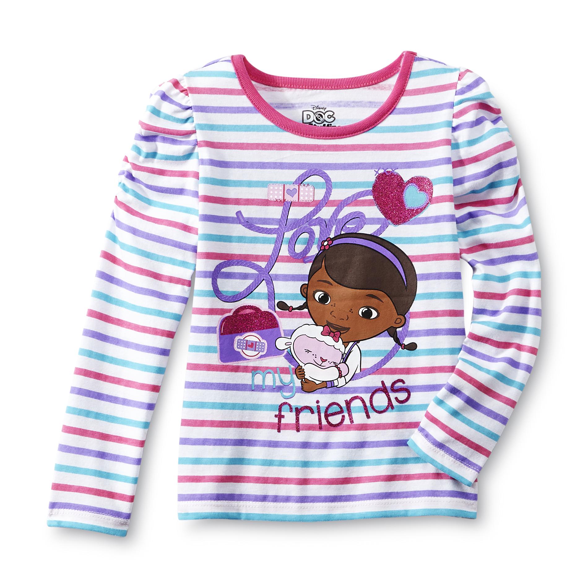Disney Doc McStuffins Toddler Girl's Long-Sleeve T-Shirt