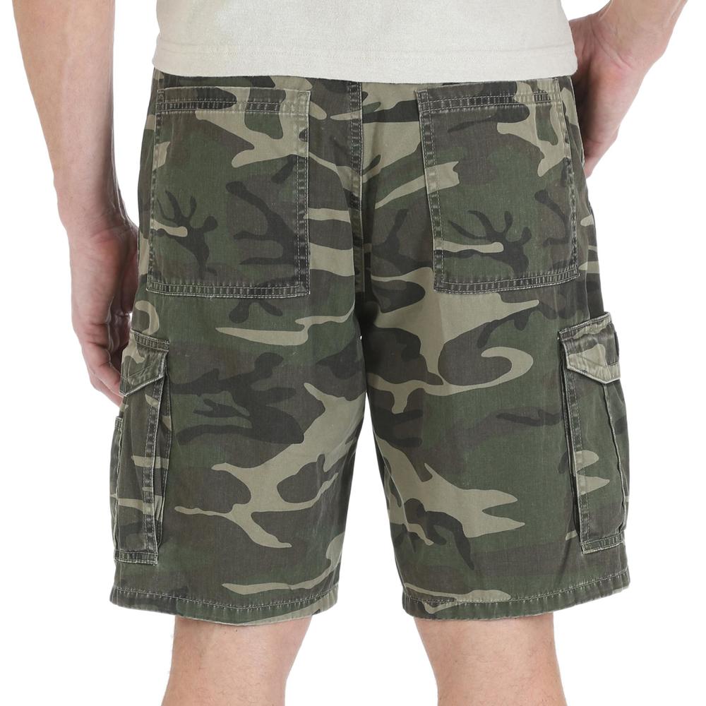 Wrangler Men's Twill Cargo Shorts - Camo